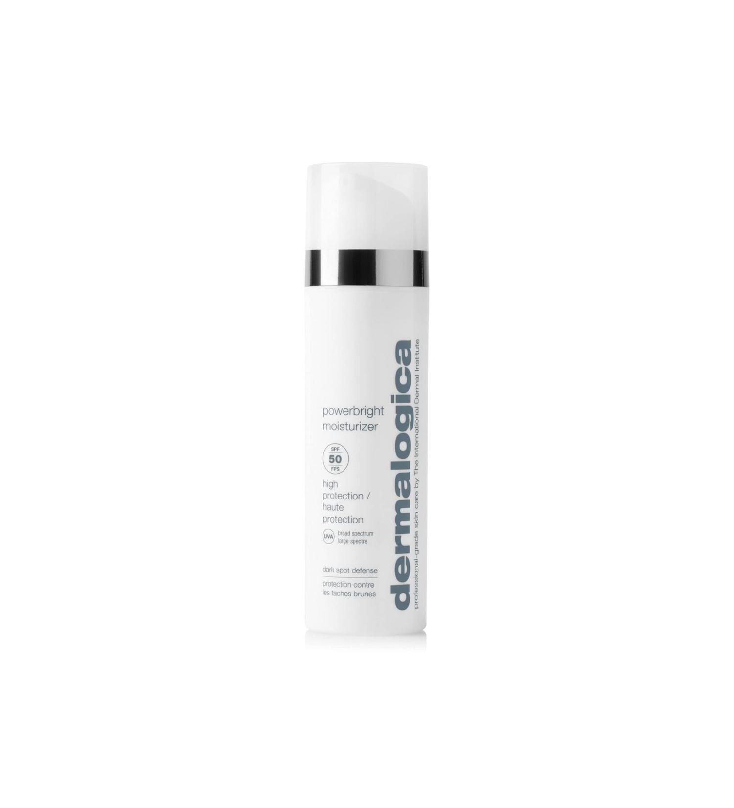Dermalogica Powerbright Moisturizer - SPF 50+ Brightening Moisturizing Cream for Blemishes and Irregular Skin 50 ml