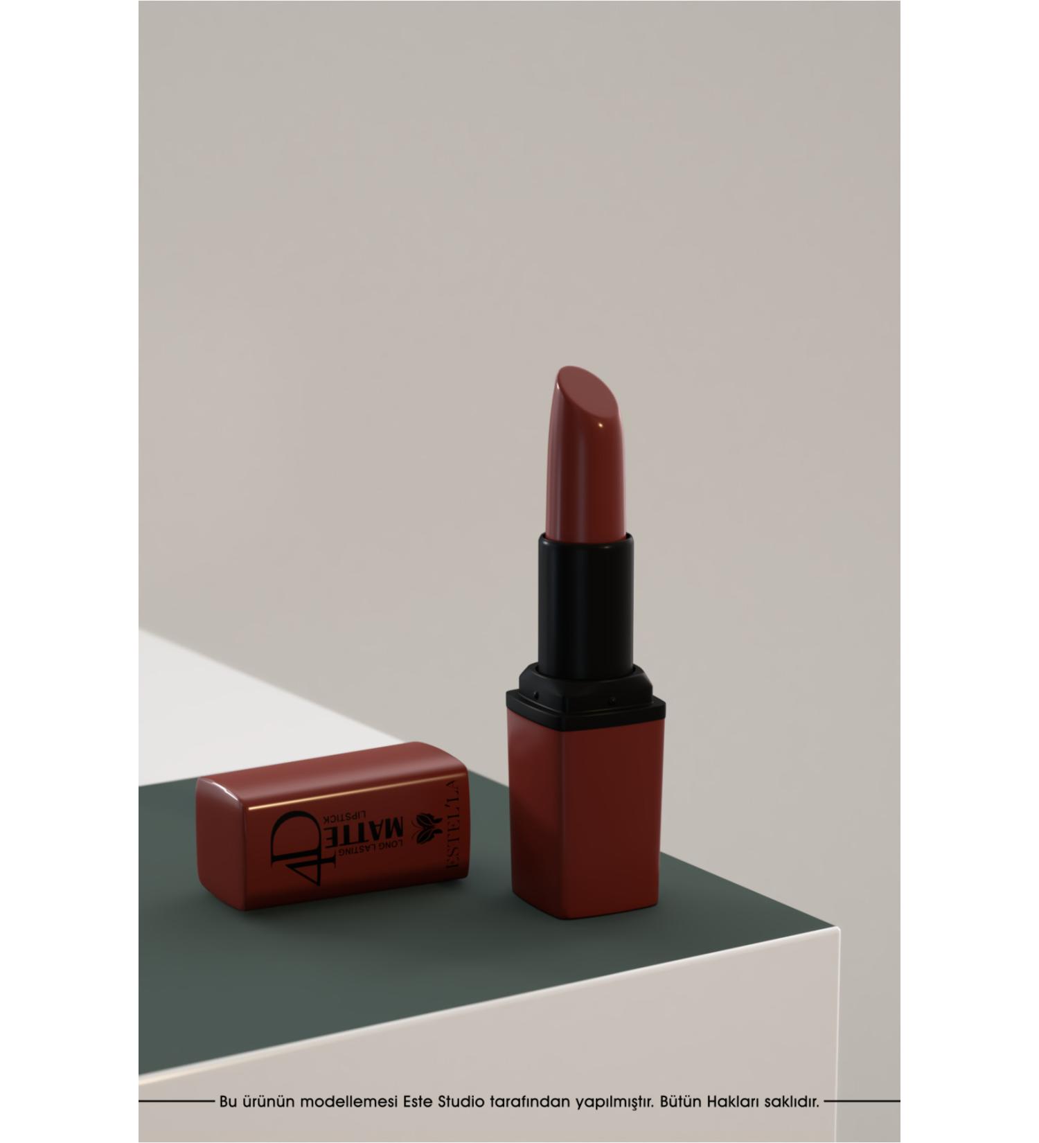 Estella Passionate Colored Lipstick That Lasts All Day Long: Estella 4D Matte Will Be Your Favorite! - Buy Online on GoSupps.com