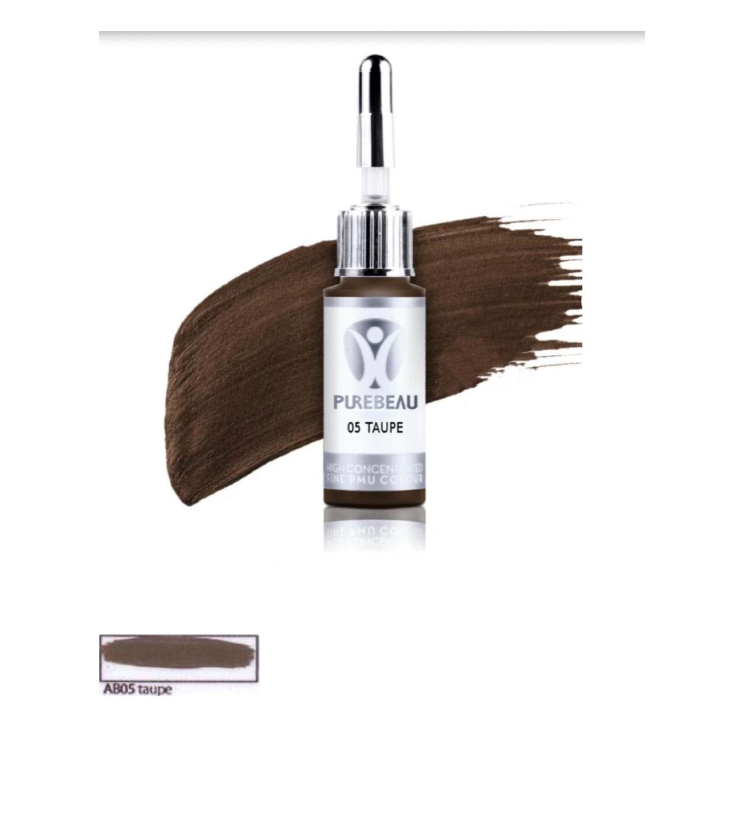 Purebeau TAUPE PERMANENT MAKEUP DYE 10 ML EYEBROW