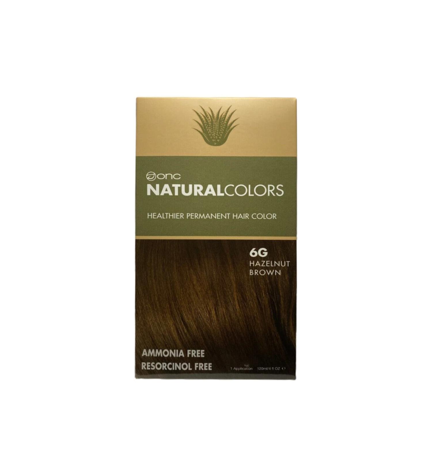 ONC NATURAL COLORS Onc 6g Hazelnut Brown Organic Hair Dye - Buy Online on GoSupps.com