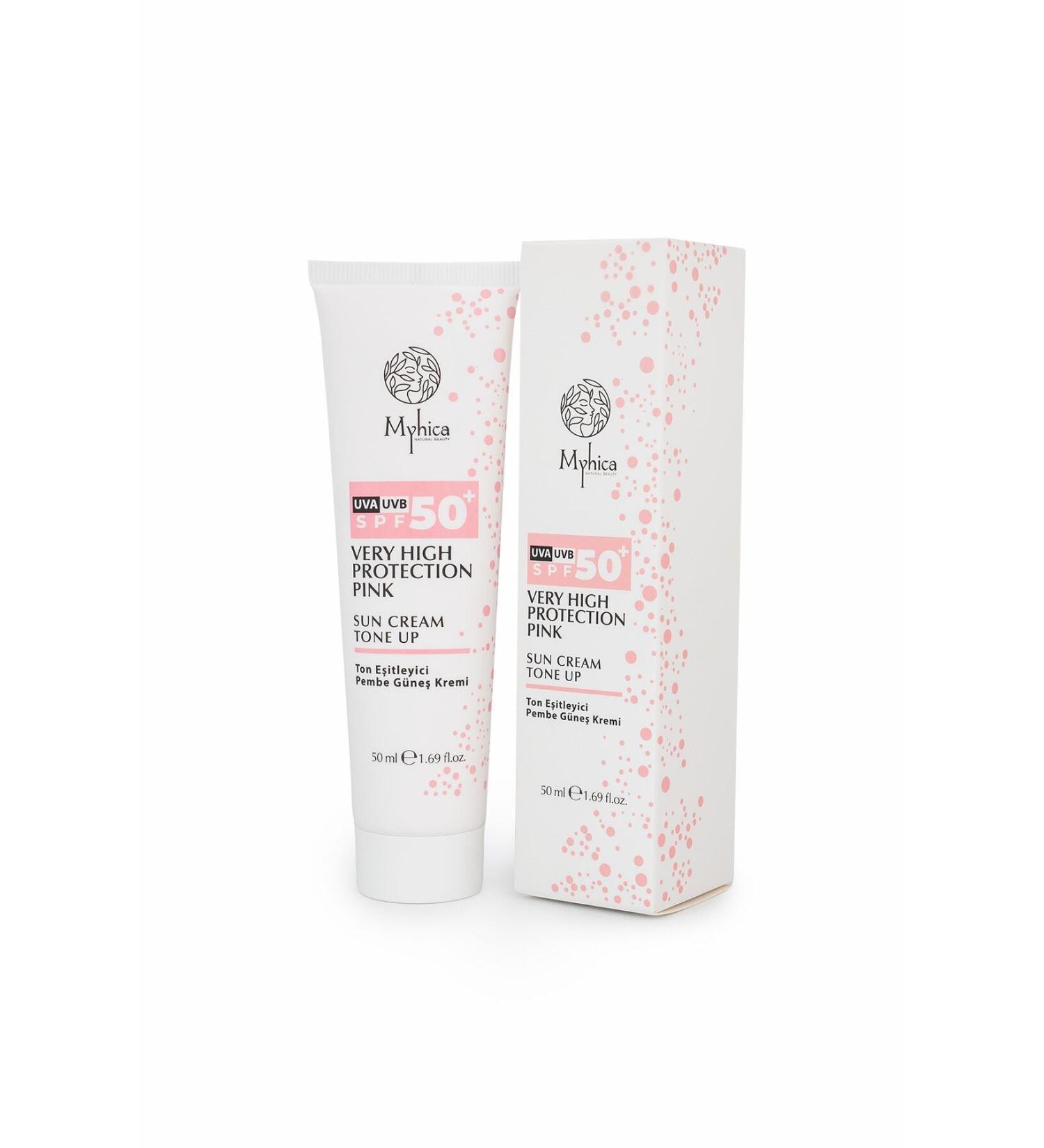 Myhica 50+ Spf Tone Equalizing Pink Face Sunscreen 50 Ml - Buy Online on GoSupps.com