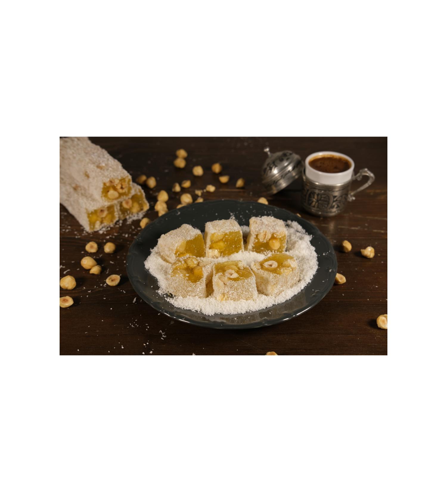 ALTINYAYLA TURKISH DELIGHT Classic Bulk Hazelnut Turkish Delight (1kg)