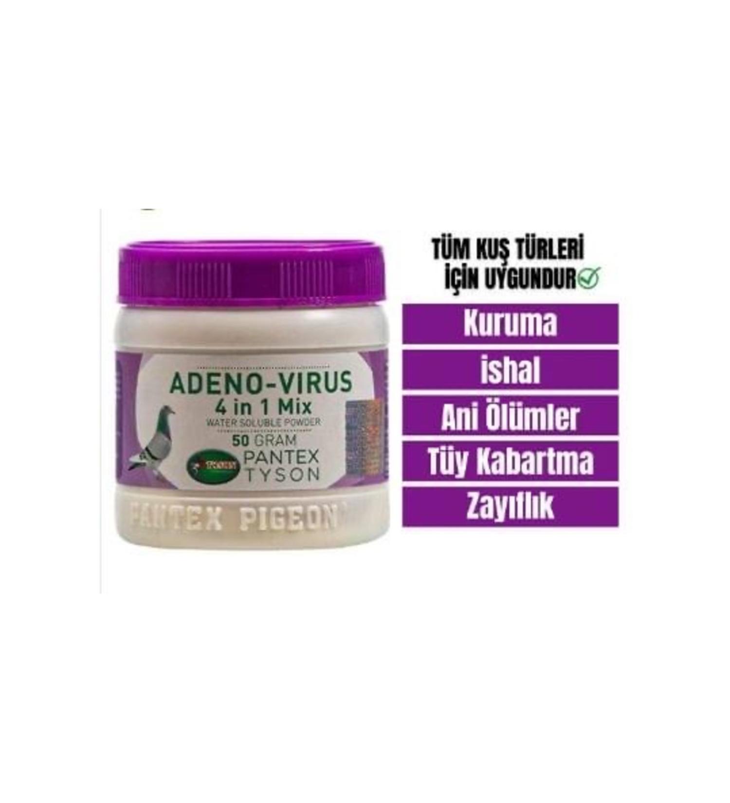 Nirvana Tyson Pantex Pigeon Nirvana Adeno Virus 4in1 -50 Gr