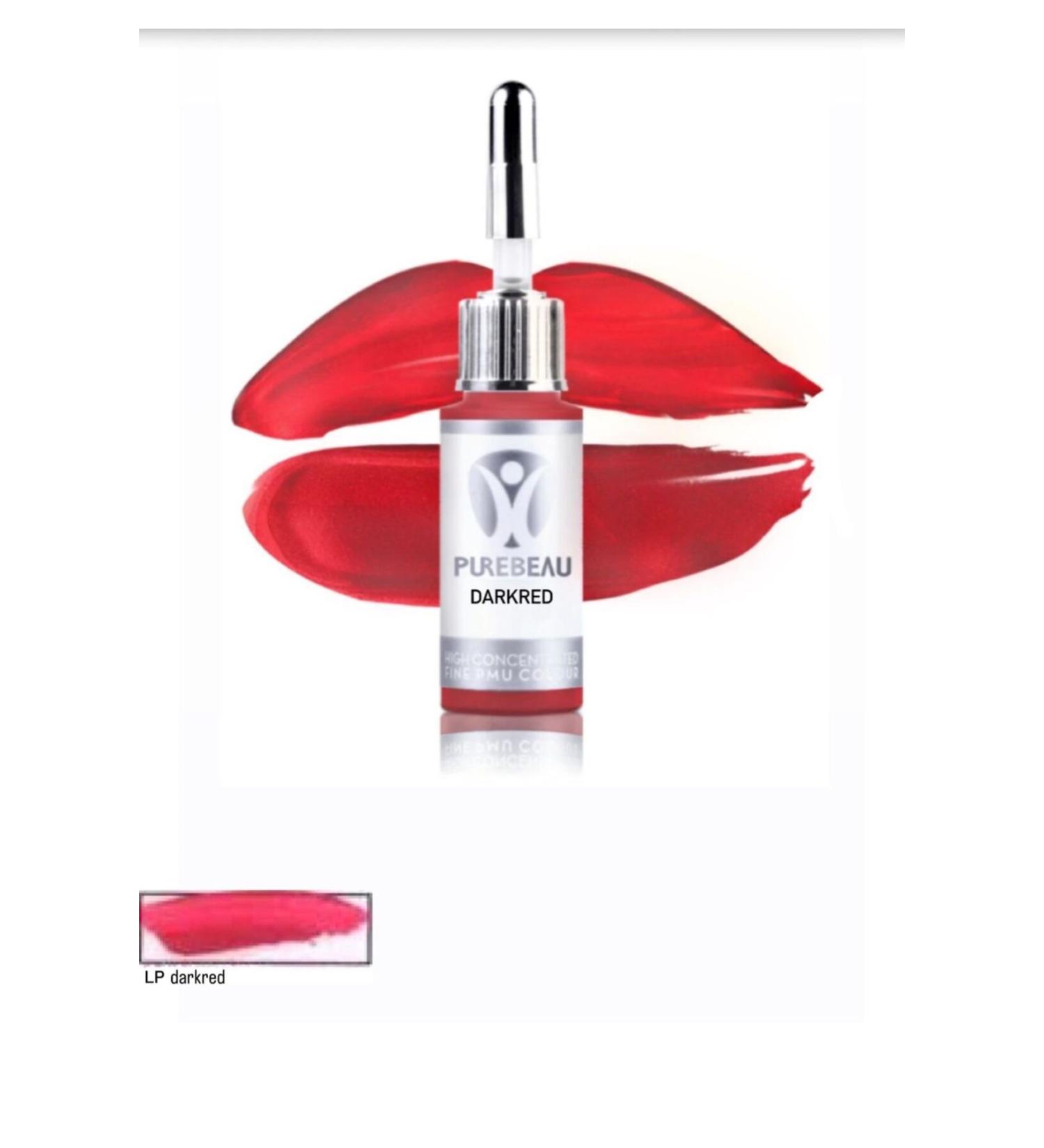 Purebeau DARKRED PERMANENT MAKEUP PAINT 10 ML LIPS