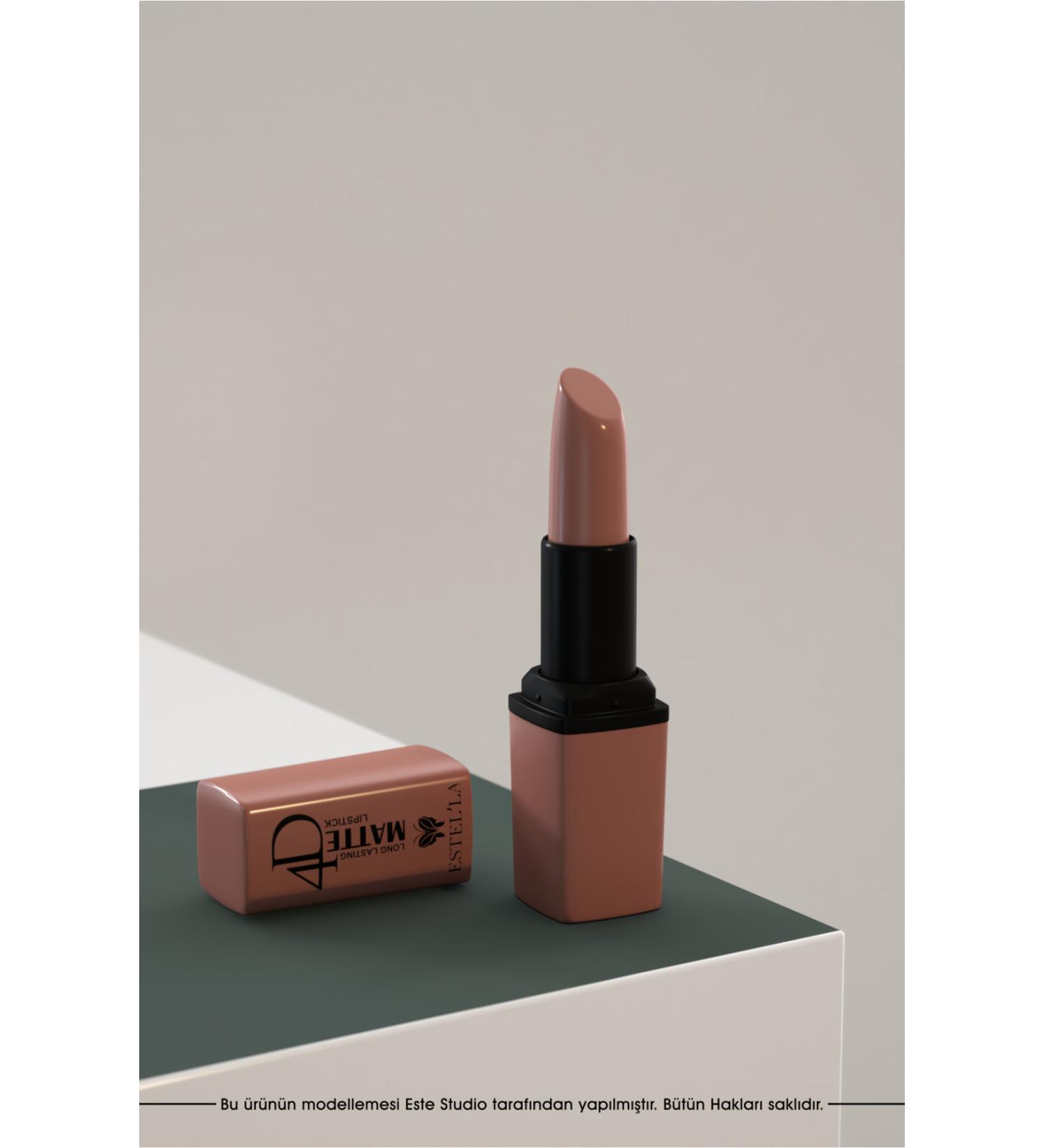 Estella Passionate Colored Lipstick That Lasts All Day Long: Estella 4D Matte Will Be Your Favorite! - Buy Online on GoSupps.com