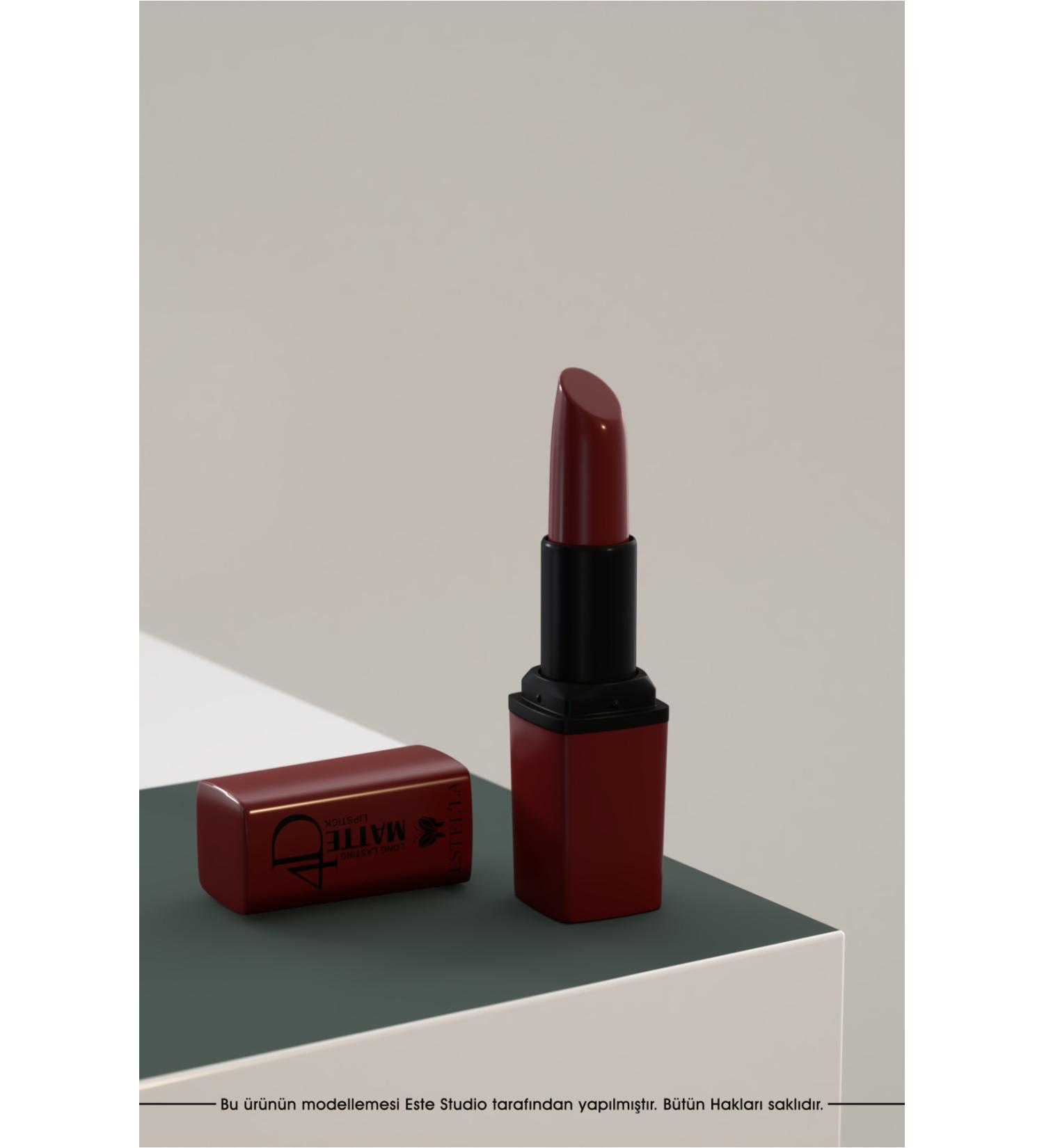 Estella Passionate Colored Lipstick That Lasts All Day Long: Estella 4D Matte Will Be Your Favorite! - Buy Online on GoSupps.com