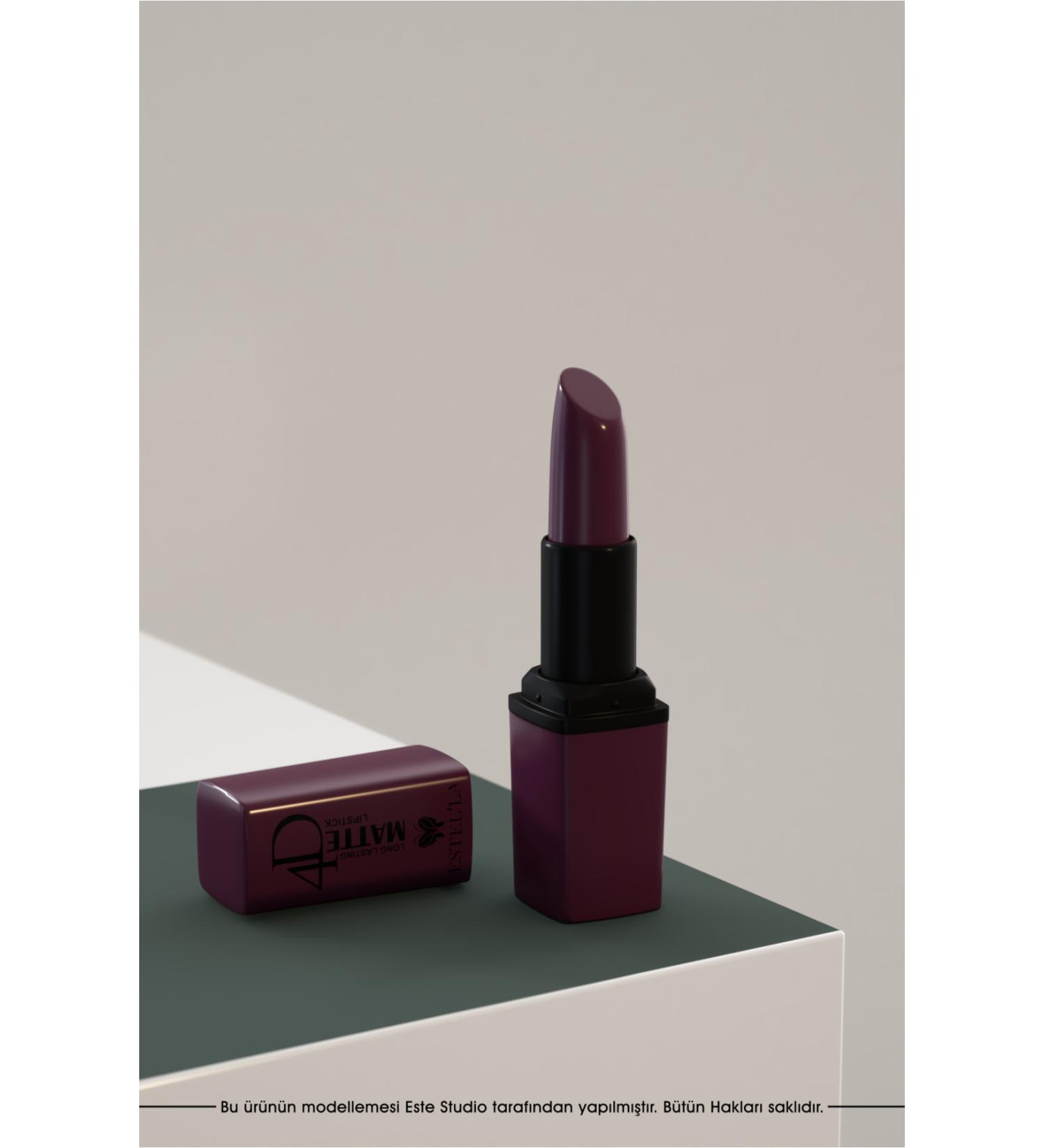 Estella Passionate Colored Lipstick That Lasts All Day Long: Estella 4D Matte Will Be Your Favorite! - Buy Online on GoSupps.com