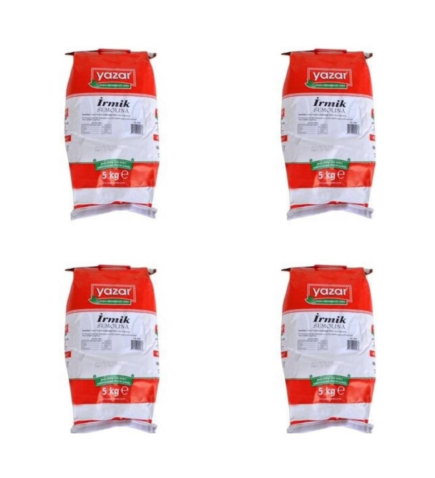 AUTHOR Semolina 5 Kg X 4 Packages