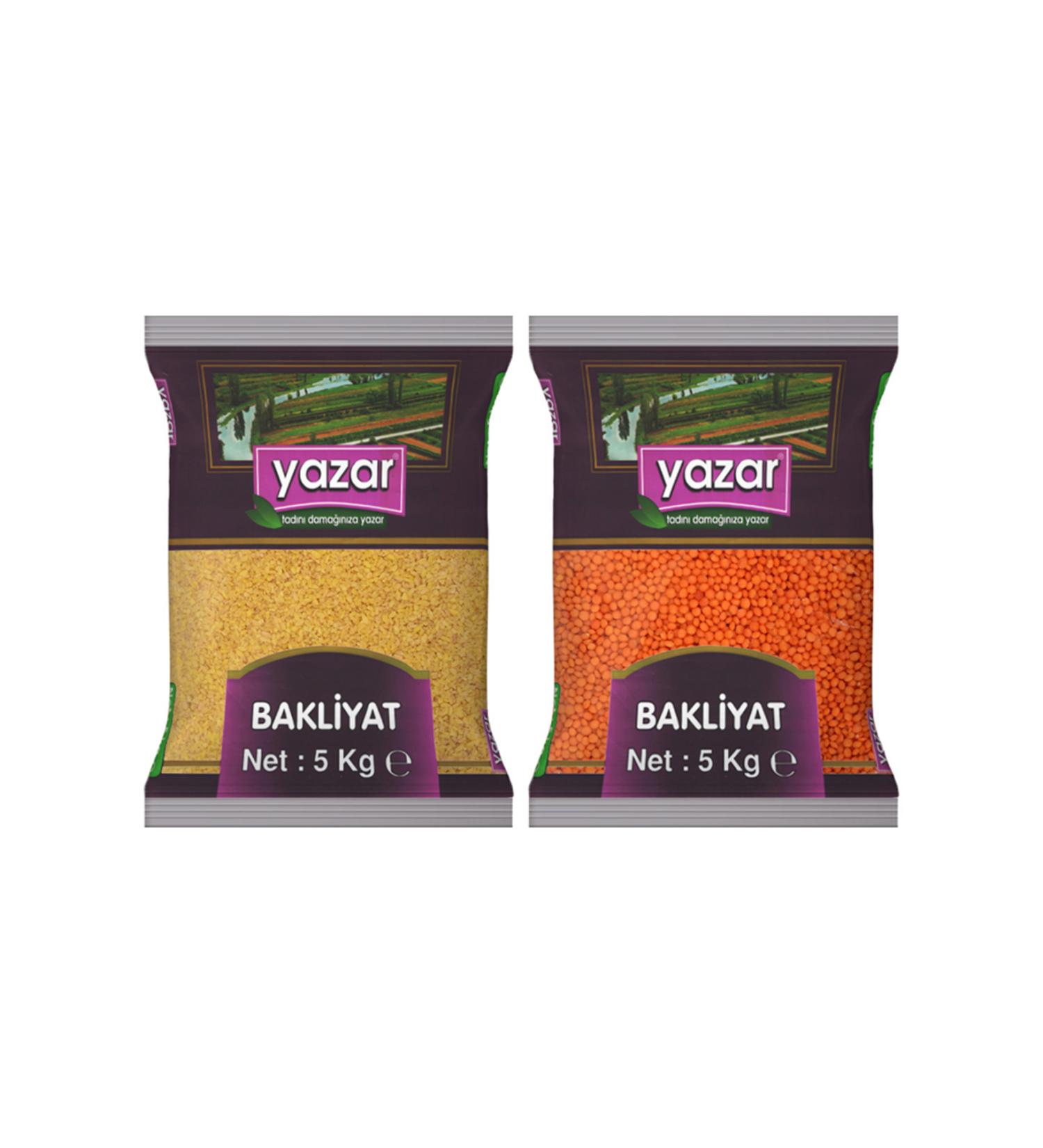 AUTHOR Bulgur for Pilaf 5 Kg. Red Lentils 5 Kg.