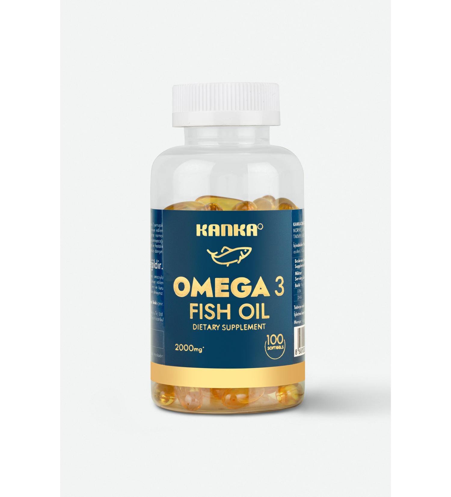 Kanka Omega 3 Fish Oil 100 Soft Capsules