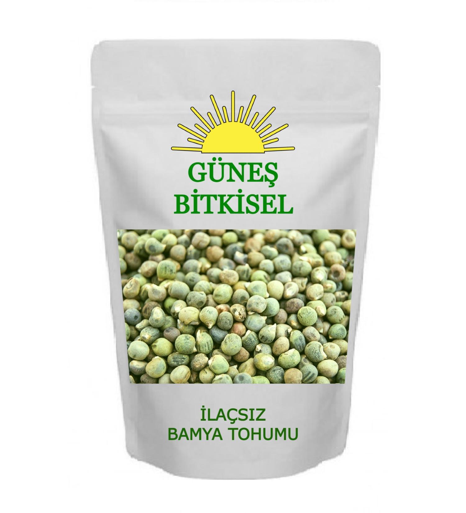 Gunes Spice Okra Seed Green 1st Quality 500 Gr