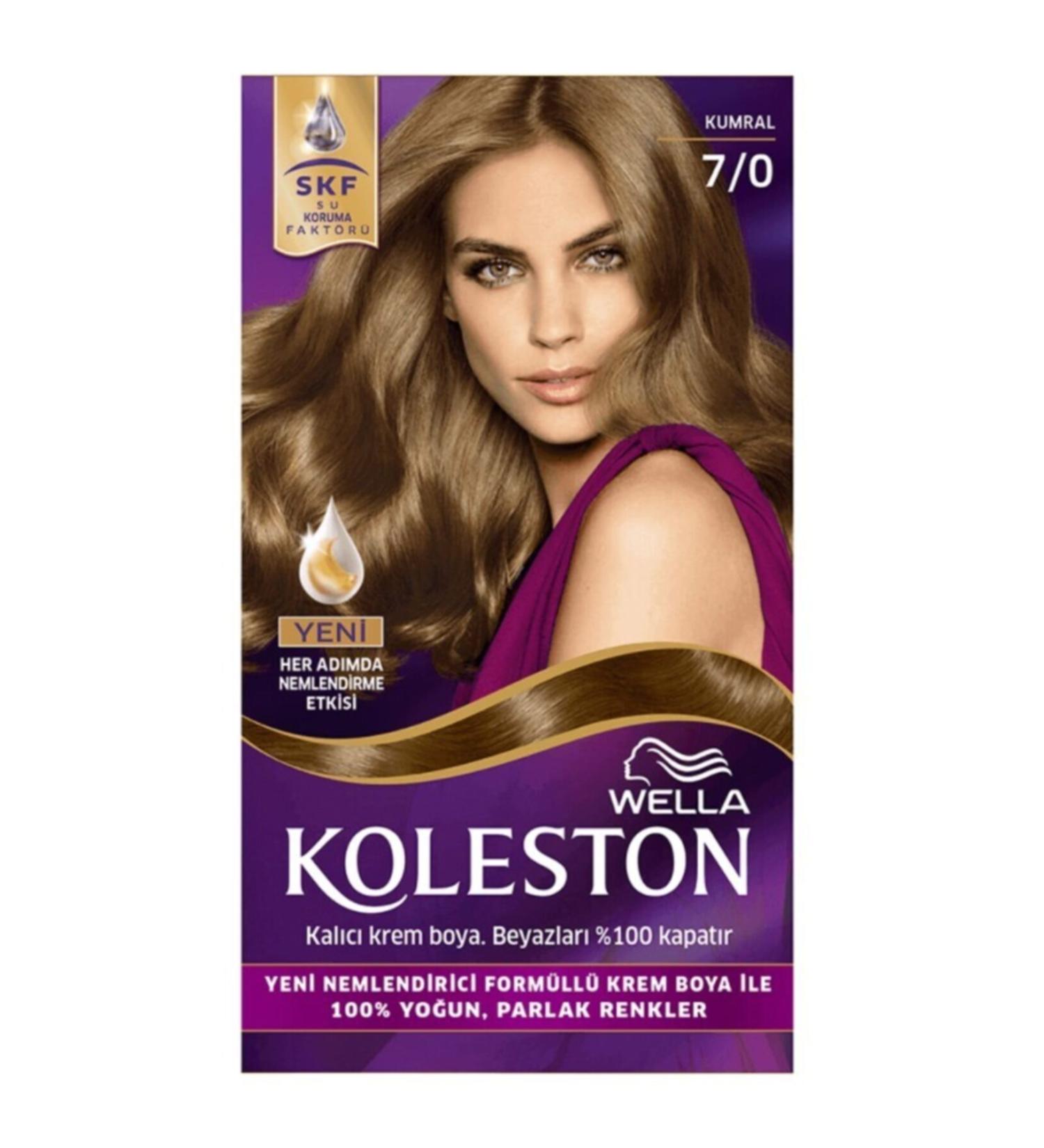 Wella Kit Hair Dye 7/0 Blonde