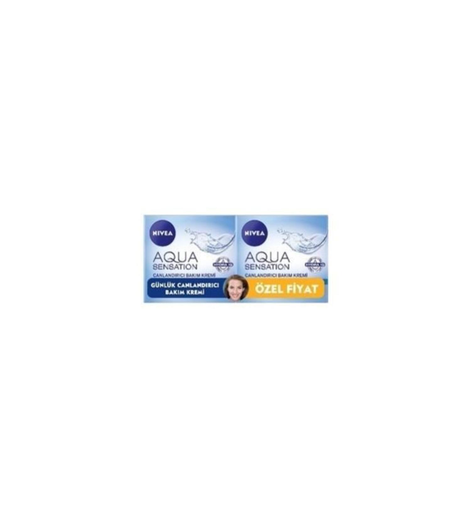 NIVEA Aqua Sensation Revitalizing Care Cream 50 ml X 2 Pieces