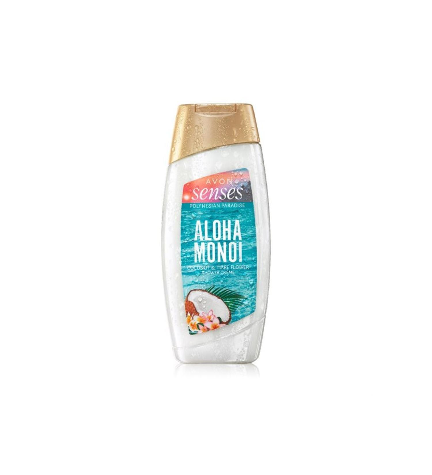 Avon Senses Aloha Monoi Coconut & Tiare Flower Creamy Shower Gel - 500ml