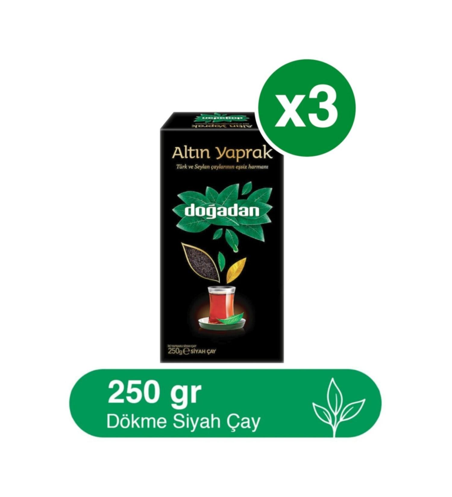 Do adan Gold Leaf Loose Tea 250 Gr X 3 Packs