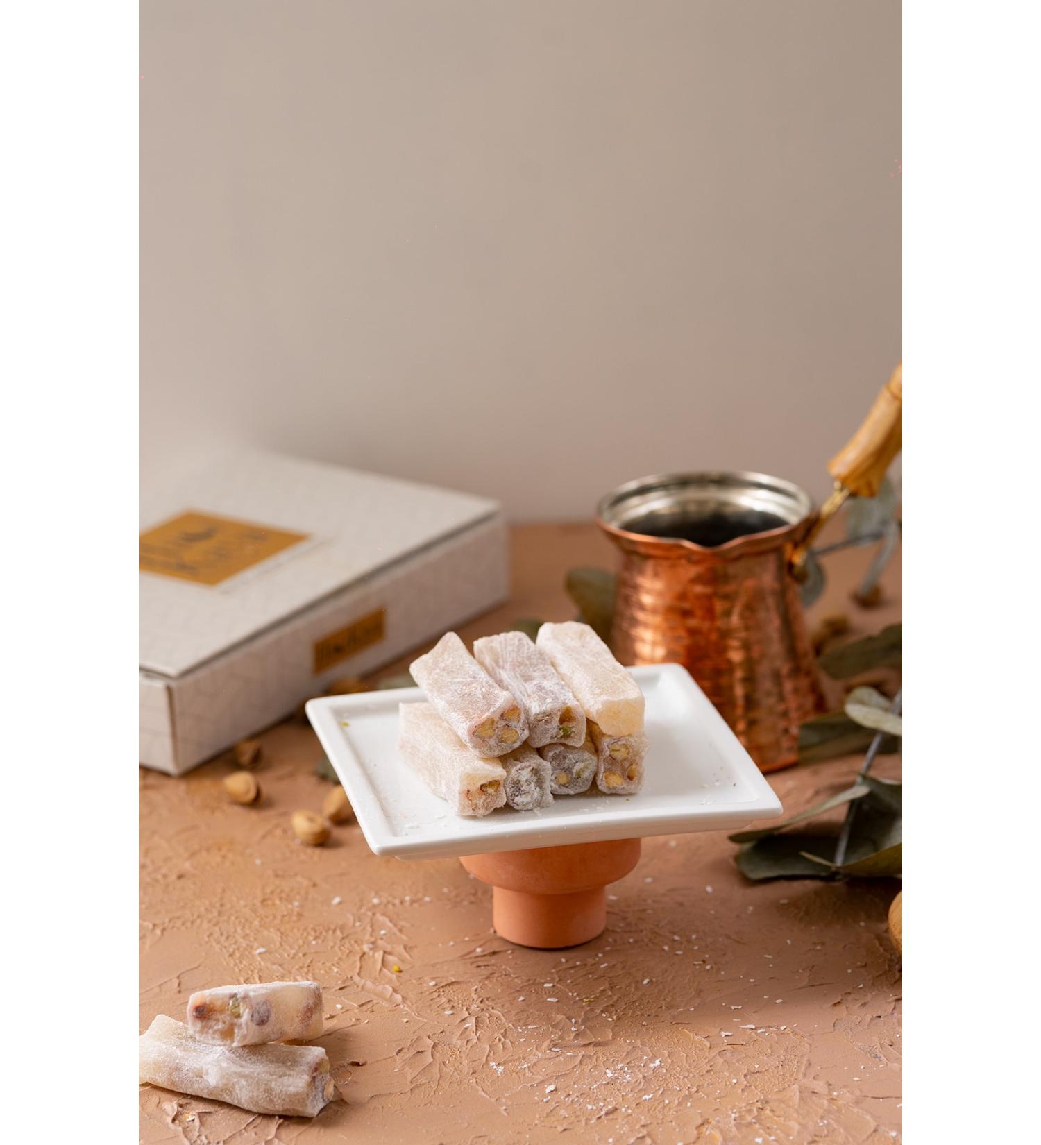 Hac Kaya Boutique Helvac Pistachio Wick Turkish Delight 1 Kg