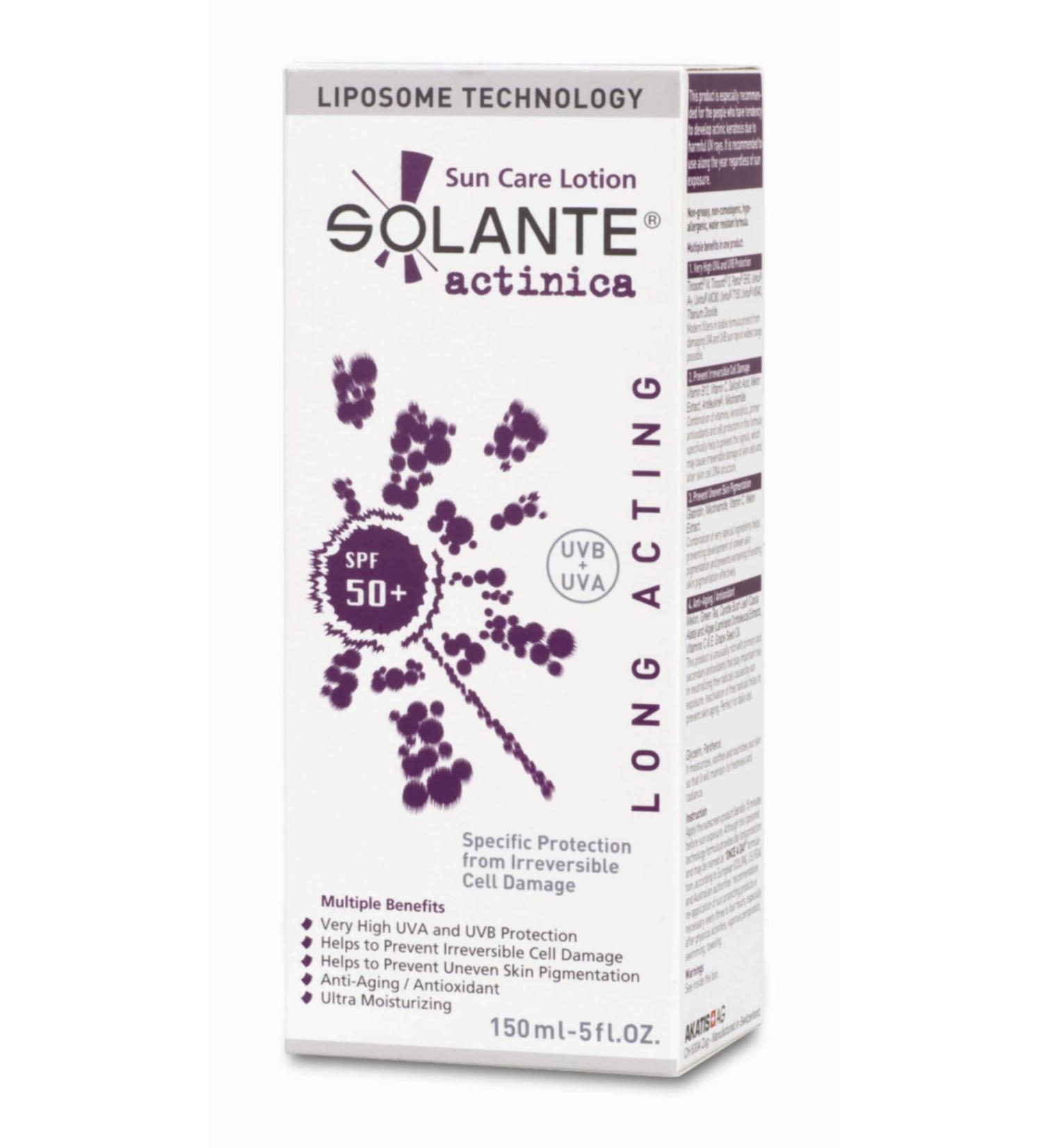 Solante Actinica Spf 50 Lotion 150ml