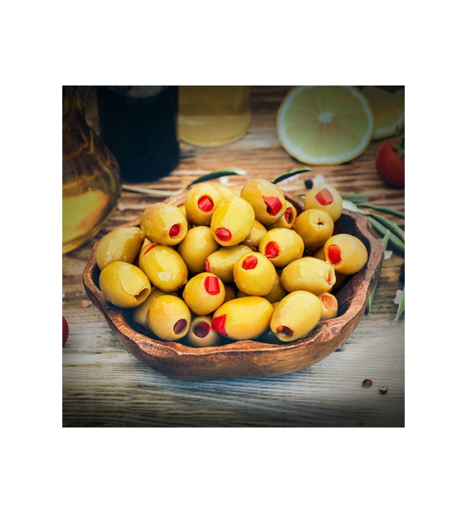 Peyden Tomato Pepper Stuffed Olives 650 gr X 2 Pieces