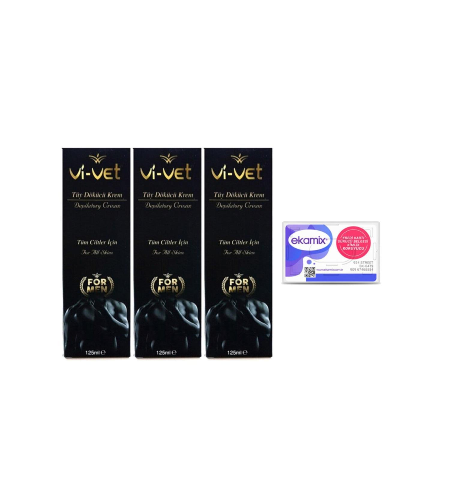 Vi vet Men Hair Removal Cream 3 Pieces