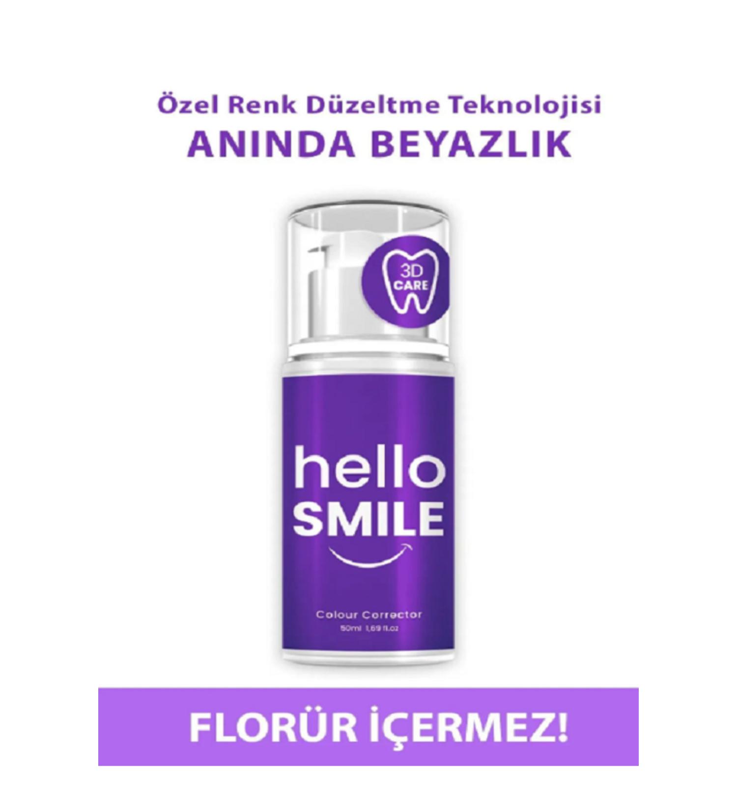 LAVEY Hello Smile Instant Whitening Gel 50 ml Neutralizer of Yellow Colors on Teeth