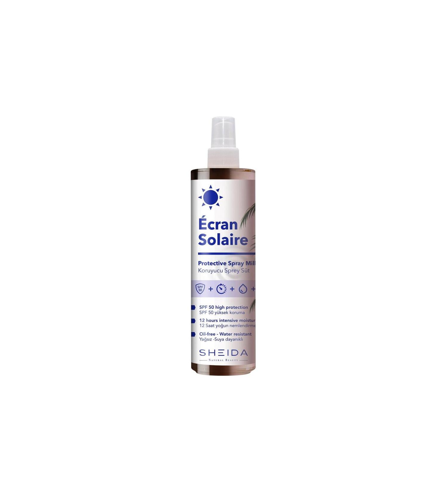 Sheida Ecran Solaire Protective Spray Milk Spf 50 200ml