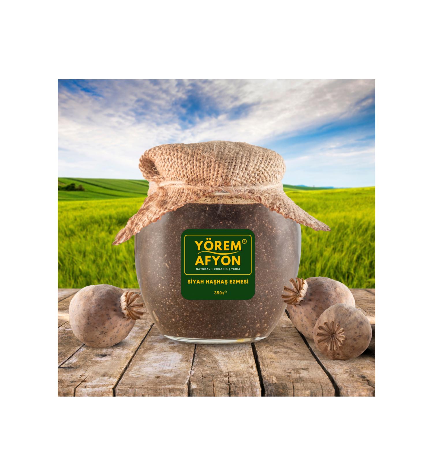 G l ehre Y rem Afyon Famous Afyonkarahisar Stone Mill Ground Glass Black Poppy Paste | 350Gr. - Buy Online on GoSupps.com