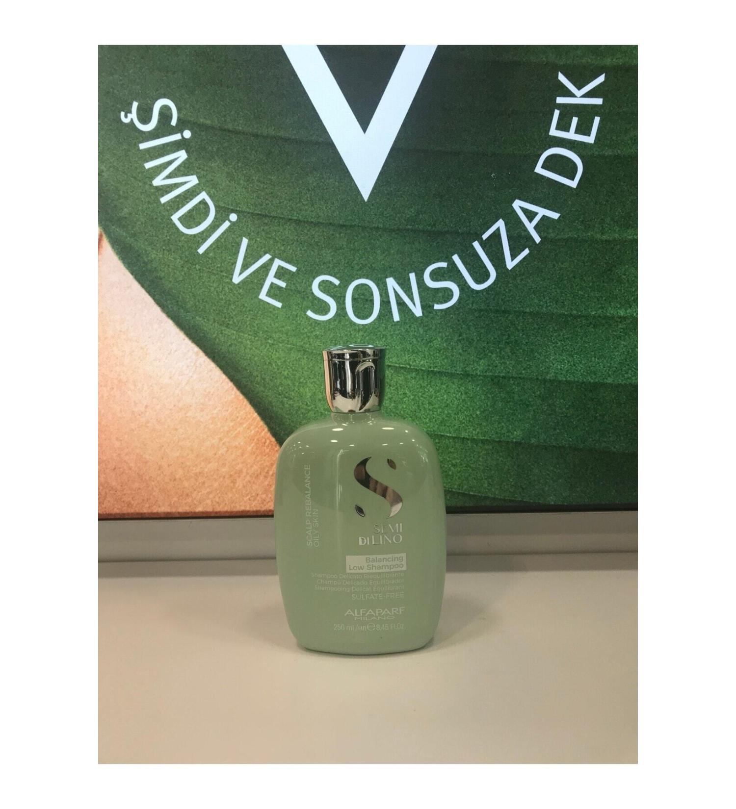 Alfaparf Semi Di Lino Scalp Rebalance Sulfate-Free Shampoo for Oily Hair 250ml KEYKUAFORR1460