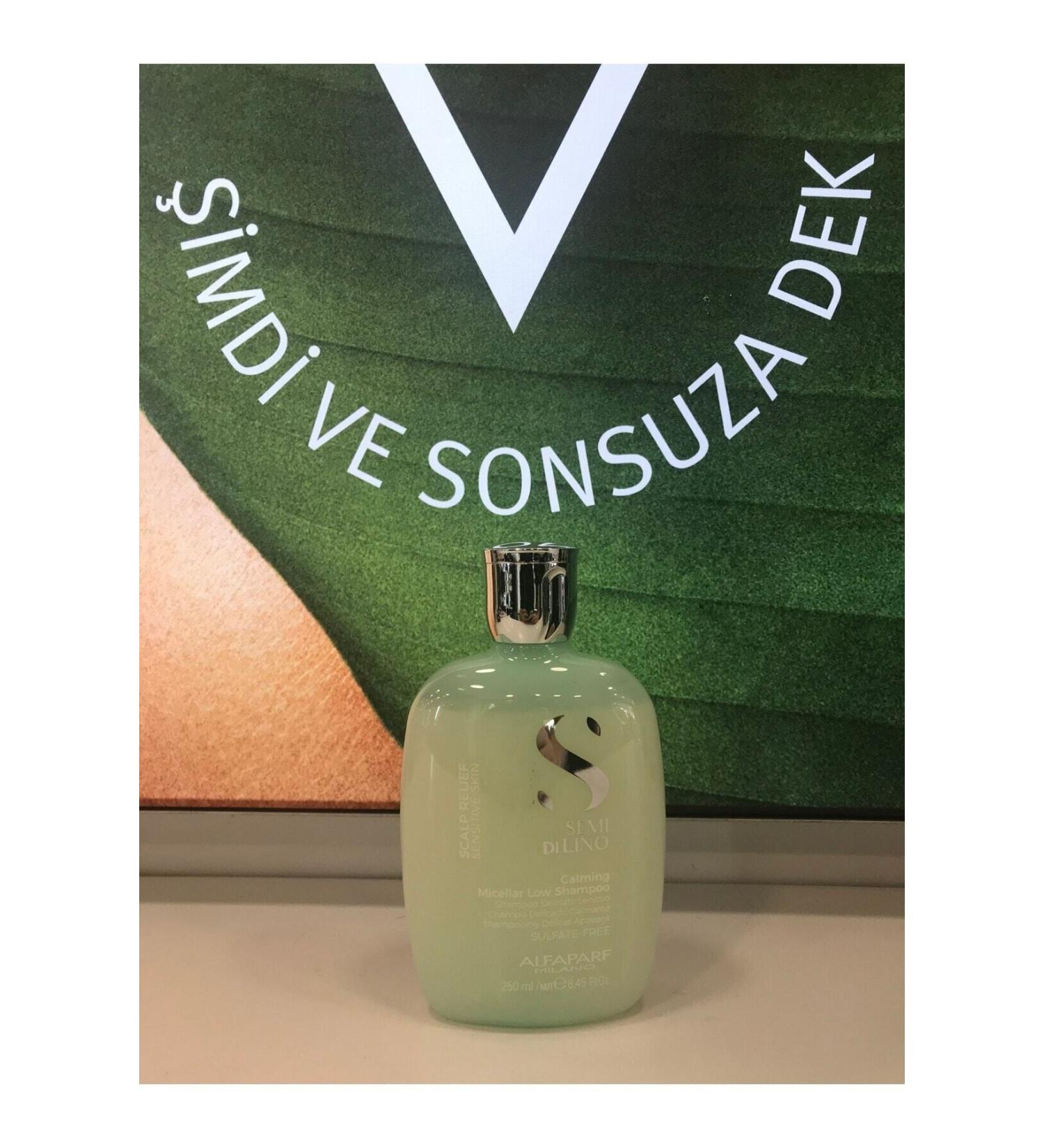 Alfaparf Semi Di Lino Scalp Relief Calming Micellar Low Shampoo 250ml KEYKUAFORR1119