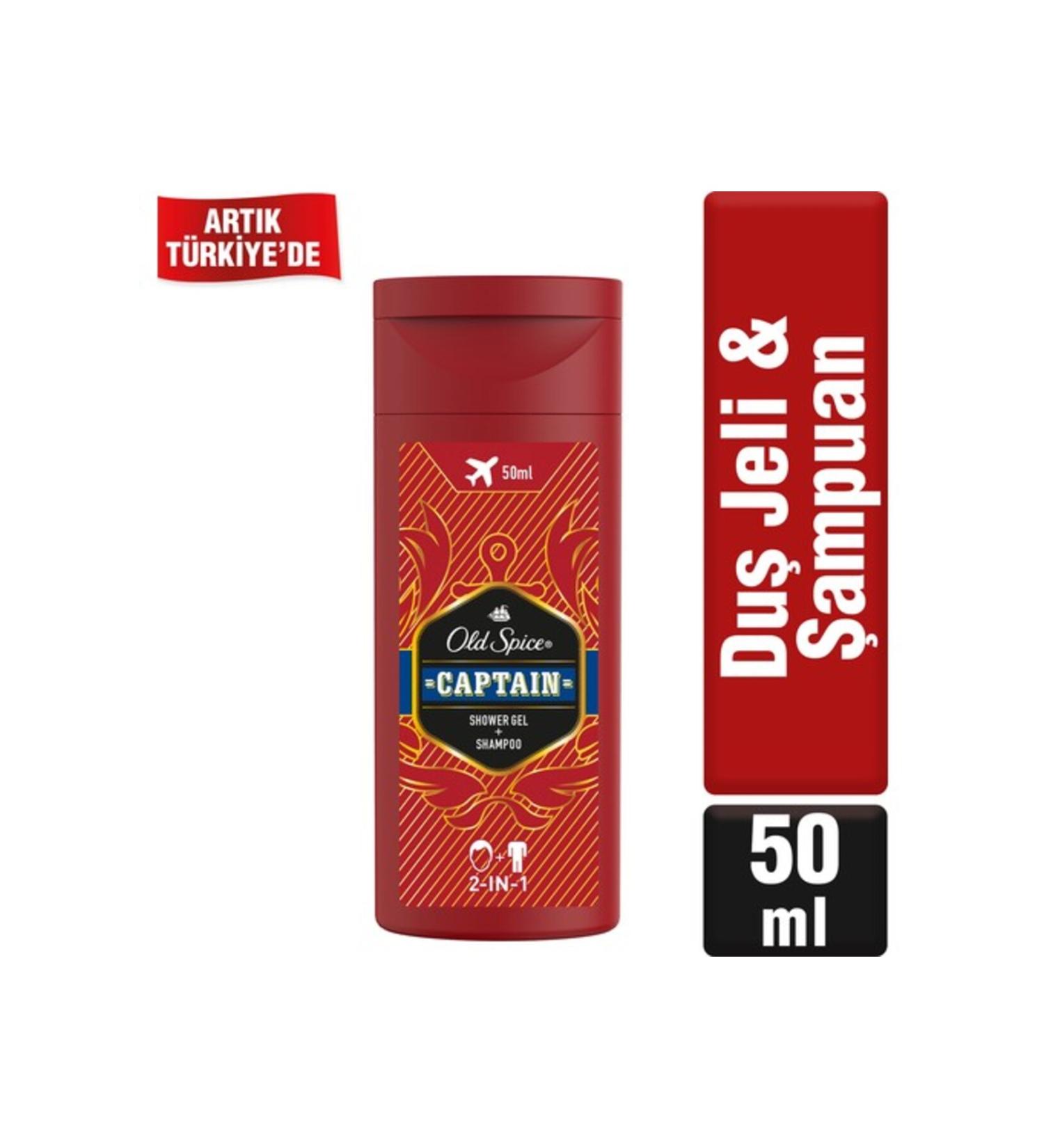 Old Spice Captain Shower Gel 50 ml - Buy Online on GoSupps.com