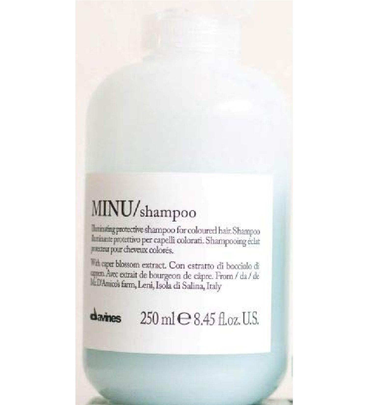 Davines Minu Caper Flower Essence Care Shampoo 250ml Eva Hairdresser *20