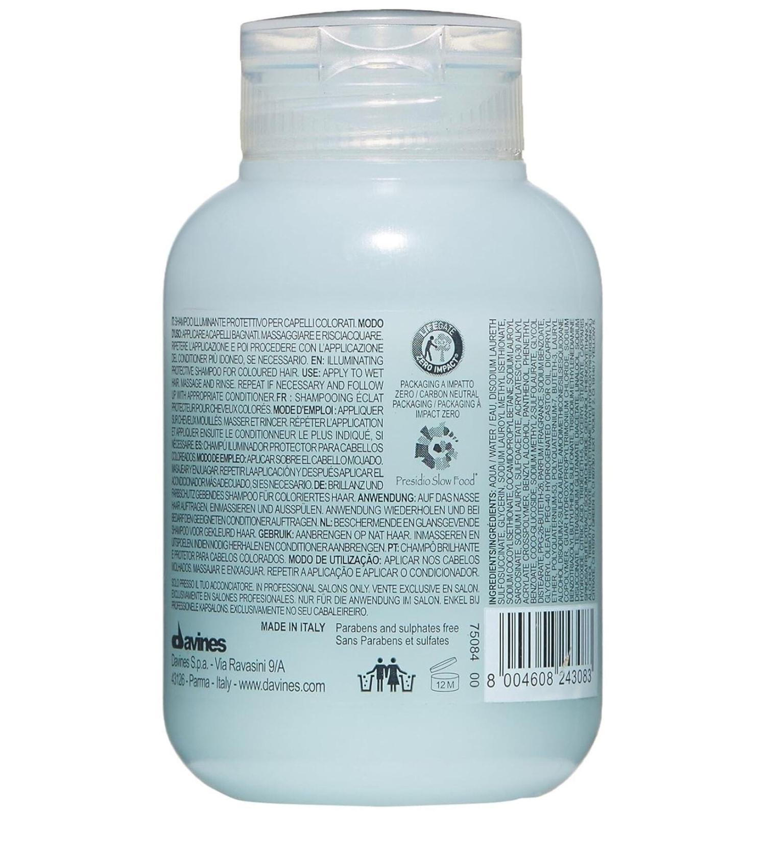 Davines Minu Brightening Shampoo for Colored Hair Eva Kuaf r *117