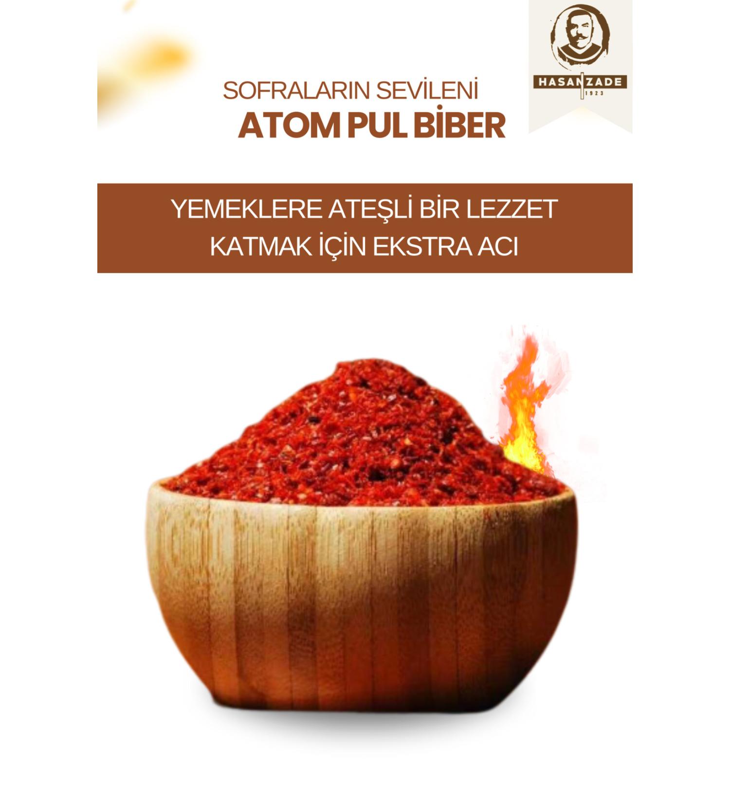 Hasanzade Atom Red Pepper Extra Hot 1 KG