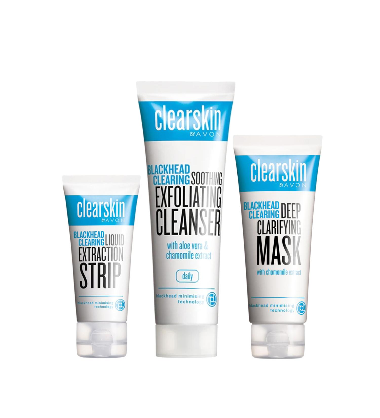 Avon Clearskin Blackhead Mask Refreshing Cleanser and Peel-Off Gel Pack - Buy Online on GoSupps.com
