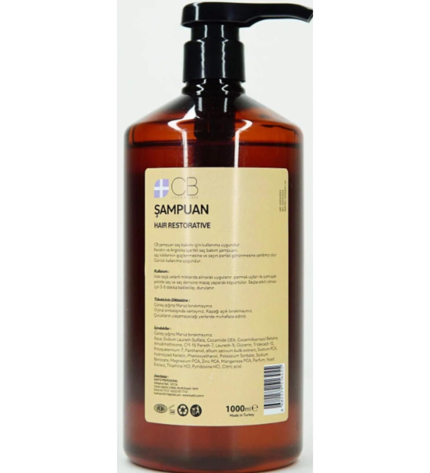 CODE BLONDE Hair Restorative Salt-Free Shampoo (Keratin Care) Salt&Color Free 1000 ml - Buy Online on GoSupps.com