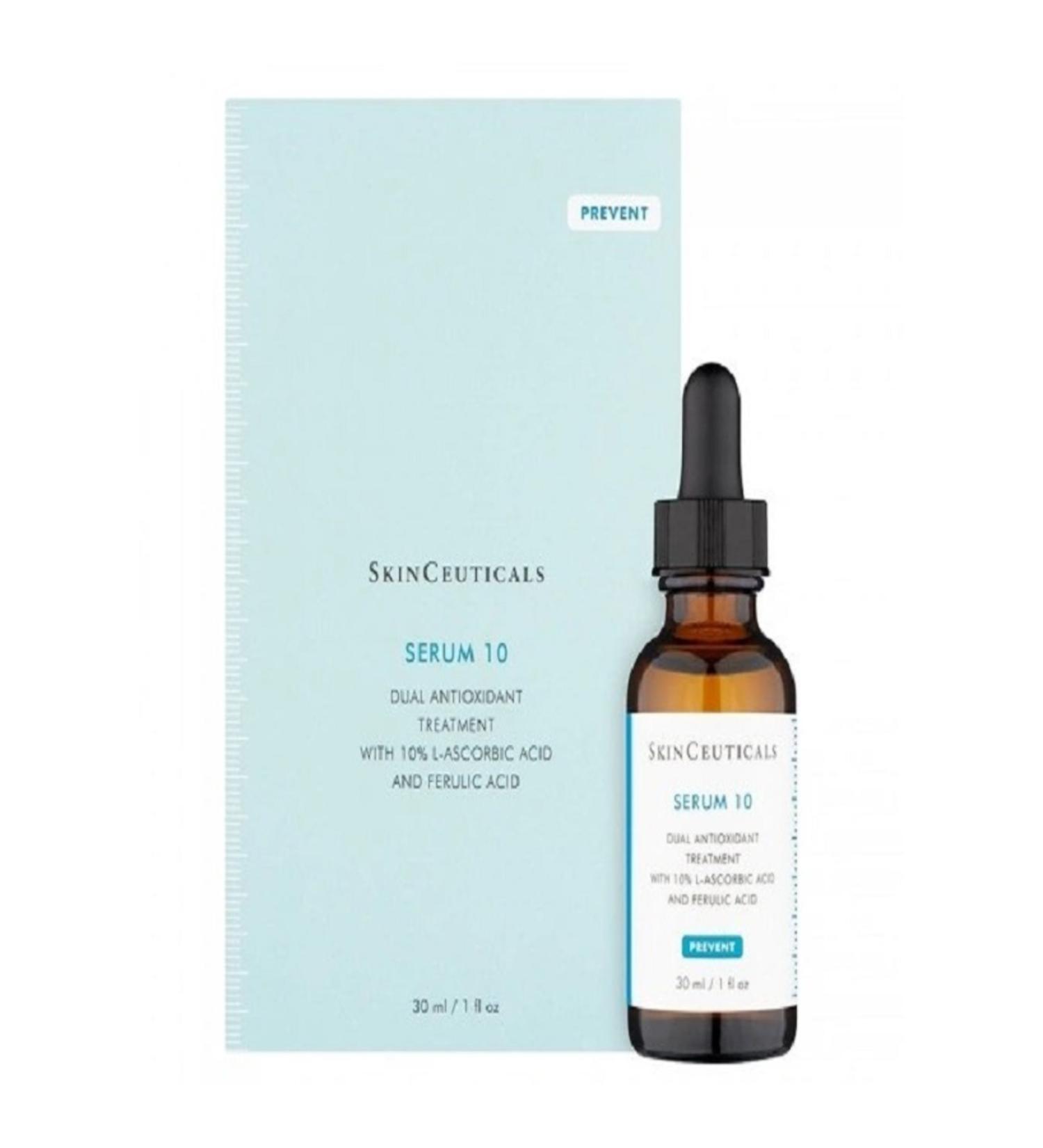 Skinceuticals Serum 10 - Anti-oxidant care with ascorbic acid and ferulic acid 30mL - Buy Online on GoSupps.com