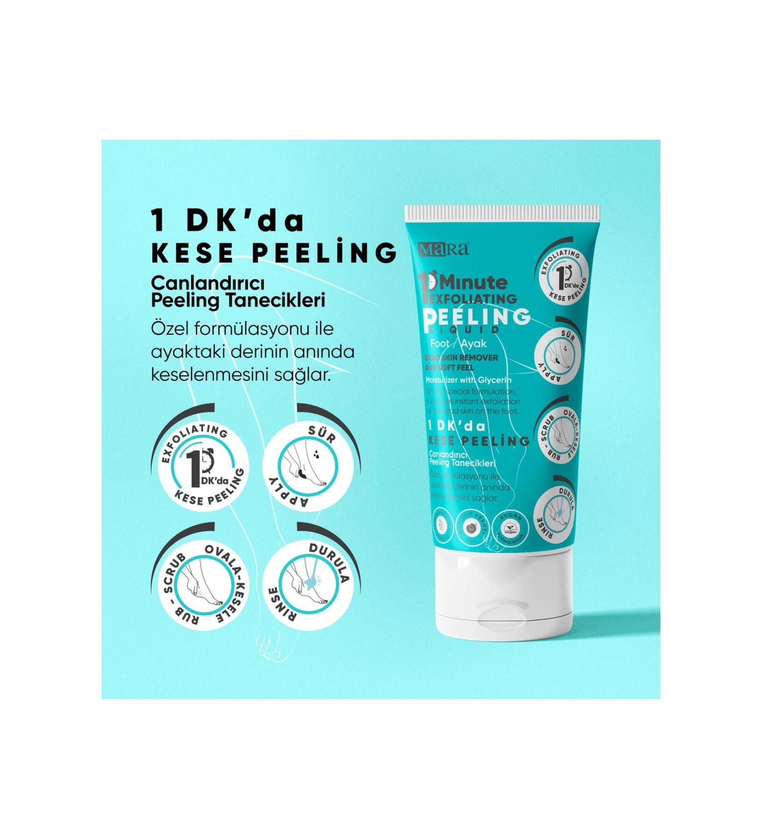 Mara 1 MINUTE POUCH PEELING FOOT 150 ml - Buy Online on GoSupps.com