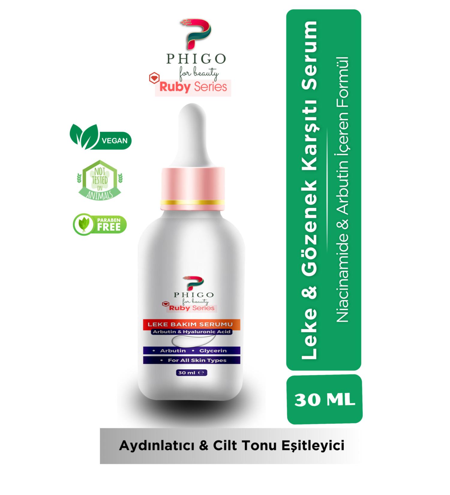 Phigo Anti-Spot Pore Skin Care Serum Special Formula Containing Niacinamide Arbutin 30 ML Phigo