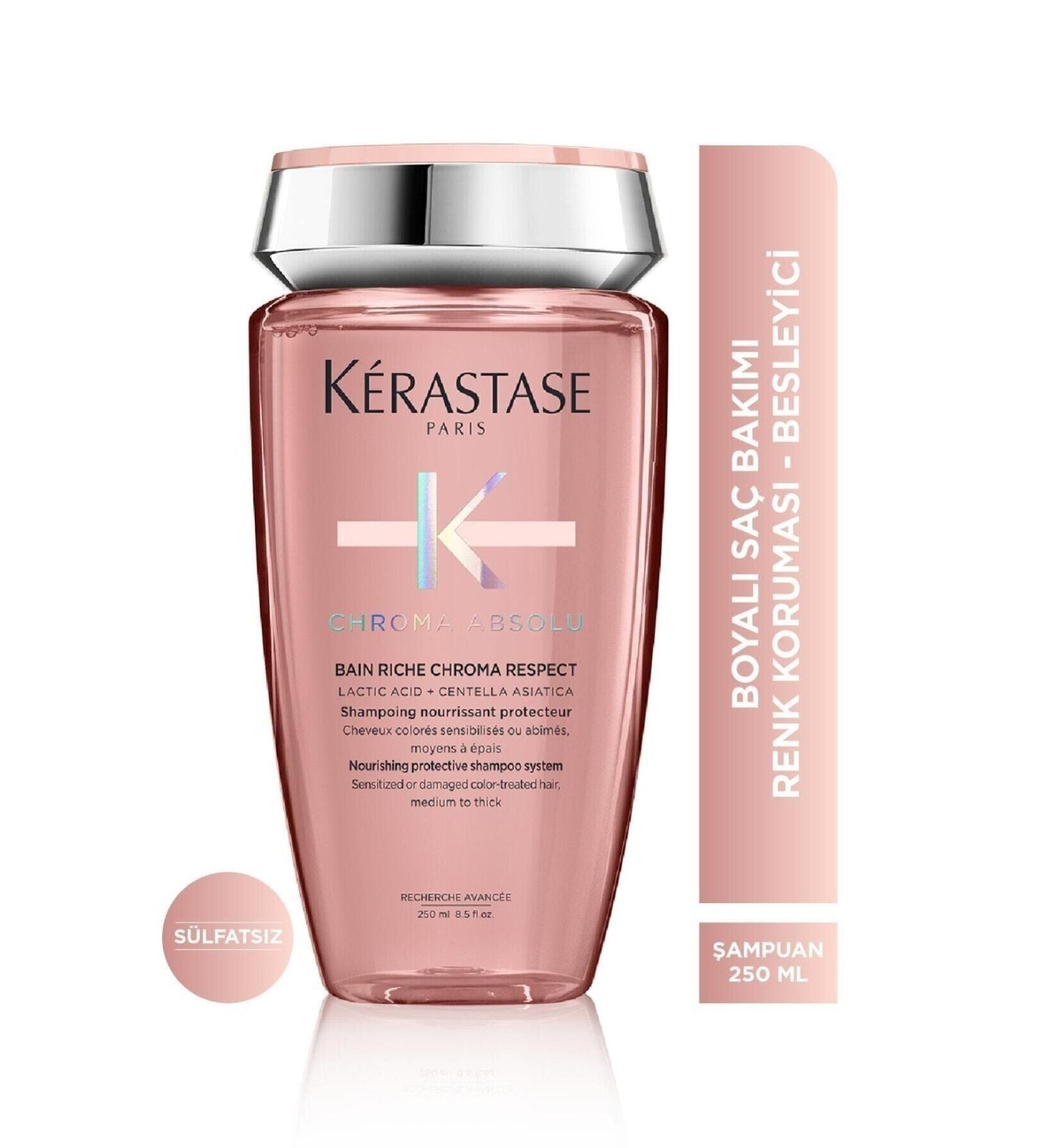 Kerastase Chroma Absolu Bain Riche Nourishing and Protective Shampoo for Colored Hair 250ml Eva427