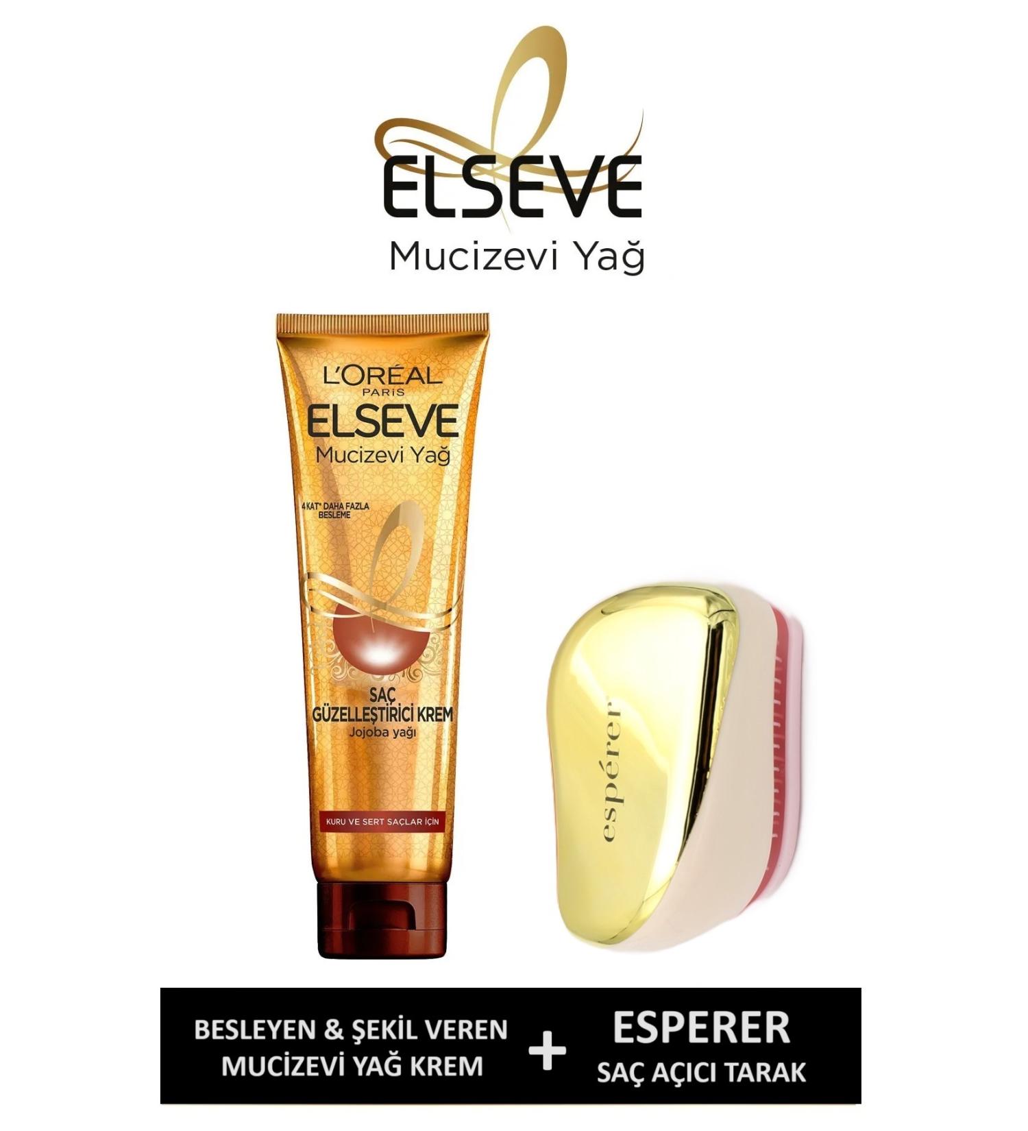 Elseve Miraculous Oil for Dry and Hard Hair 150 Ml + Hair Detangling Comb - Buy Online on GoSupps.com