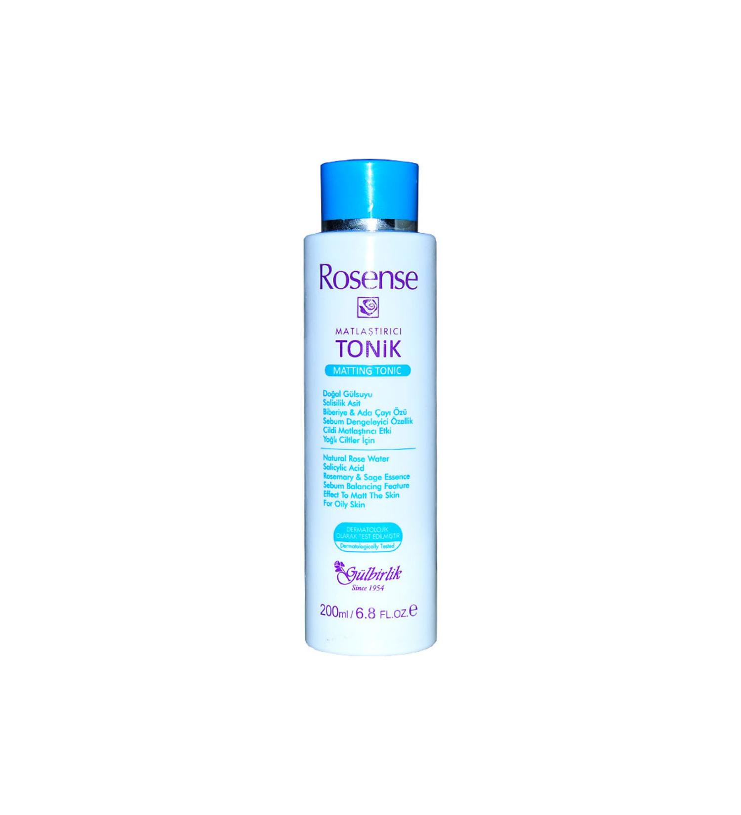 Rosense Mattifying Tonic with Natural Rose Water 200 ML