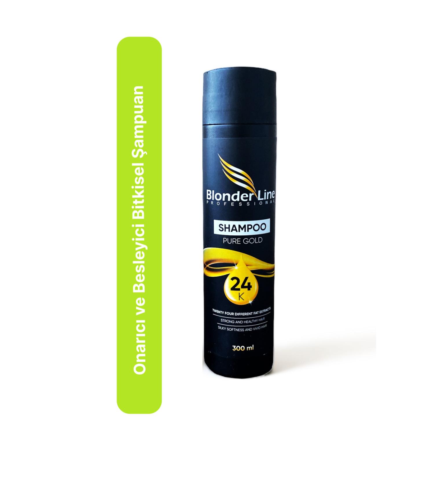 Blonder Line Repairing and Nourishing Herbal Shampoo for Damaged Hair - 300 ml - Buy Online on GoSupps.com