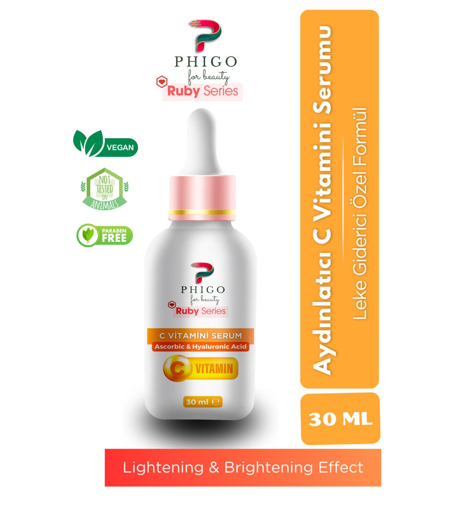 Phigo Vitamin C Serum Brightening Shining Effect 30 ML Phigo - Buy Online on GoSupps.com
