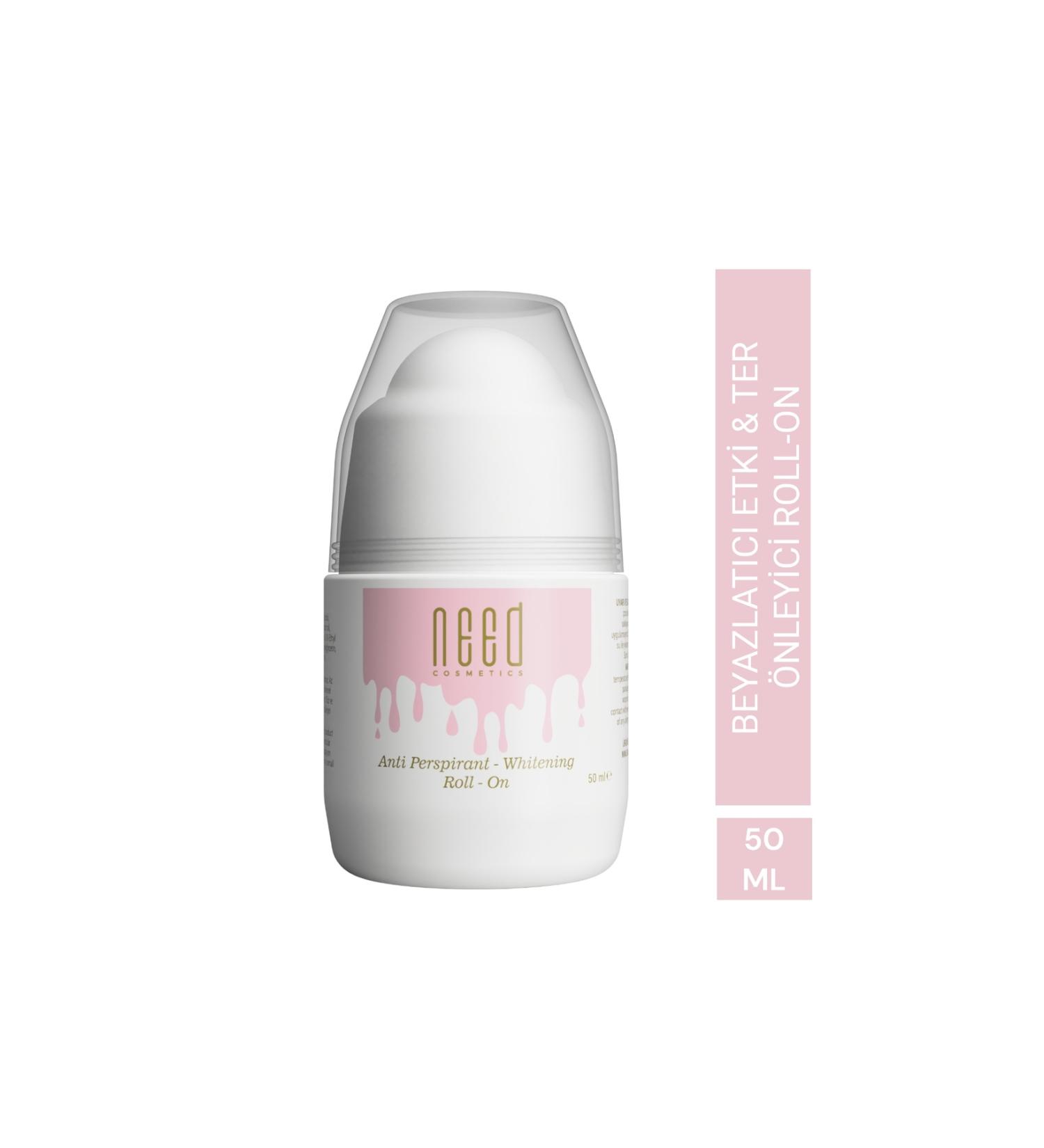 NEED COSMETICS Antiperspirant Whitening Roll-on 50 ml