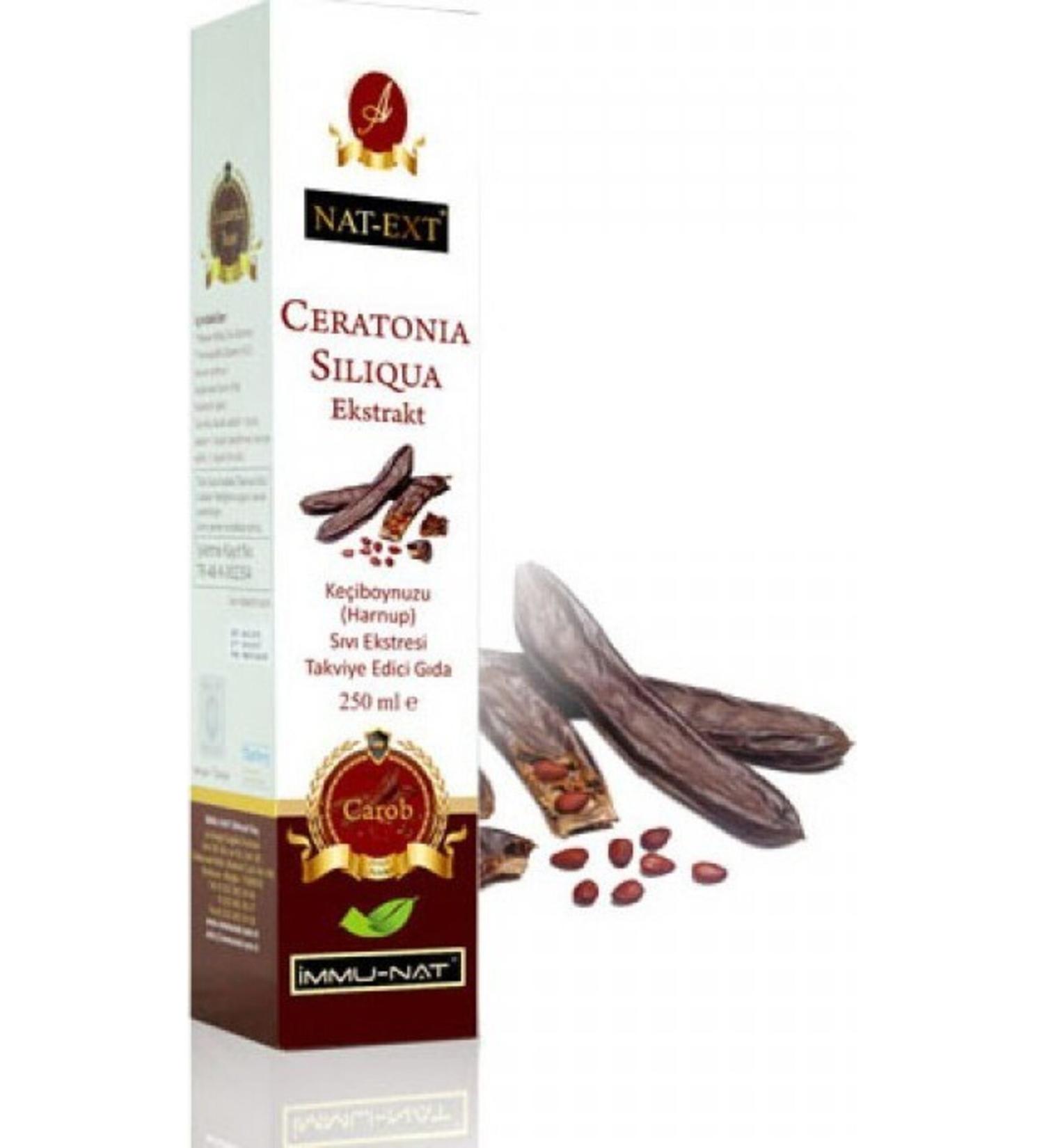 Immu-Nat Immunat Carob Extract 250 ml Liquid Extract 2 Boxes