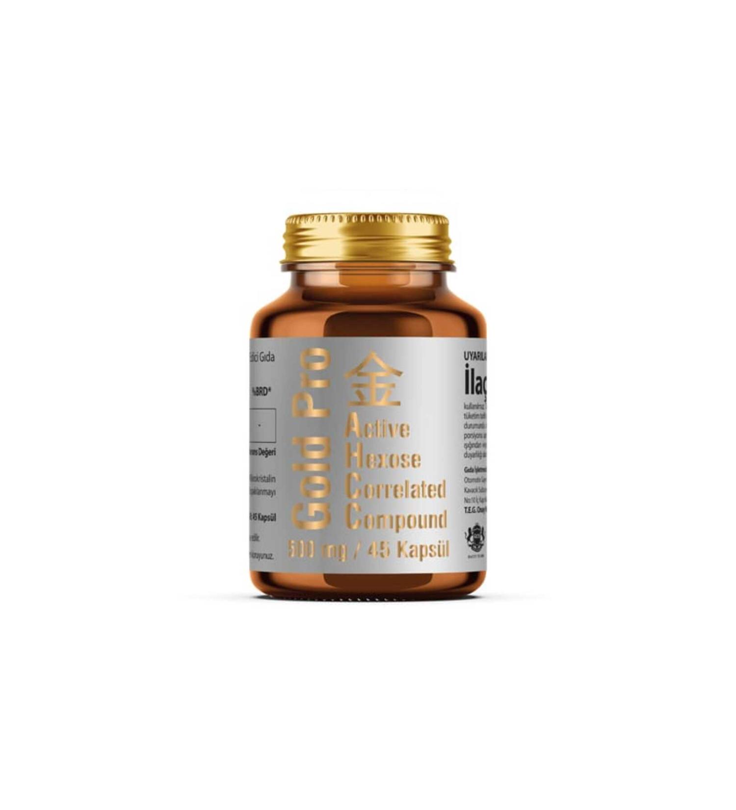 GoldPro Gold Pro AHCC 500mg 45 Capsules