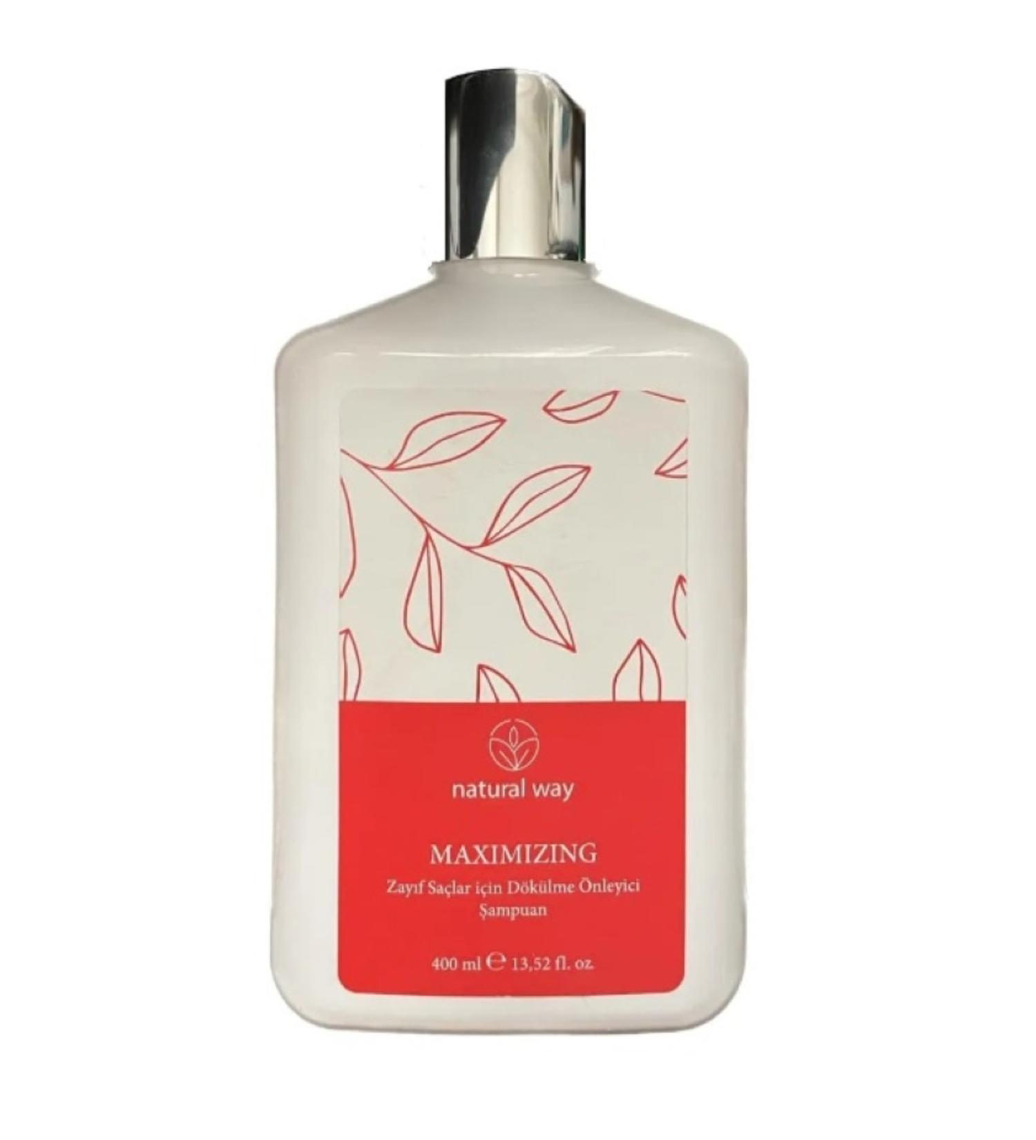 natural way MAXIMIZING Anti-Hair Shampoo with Concentrated Vitamins and Arginine 13.52 fl.oz. ECB.270