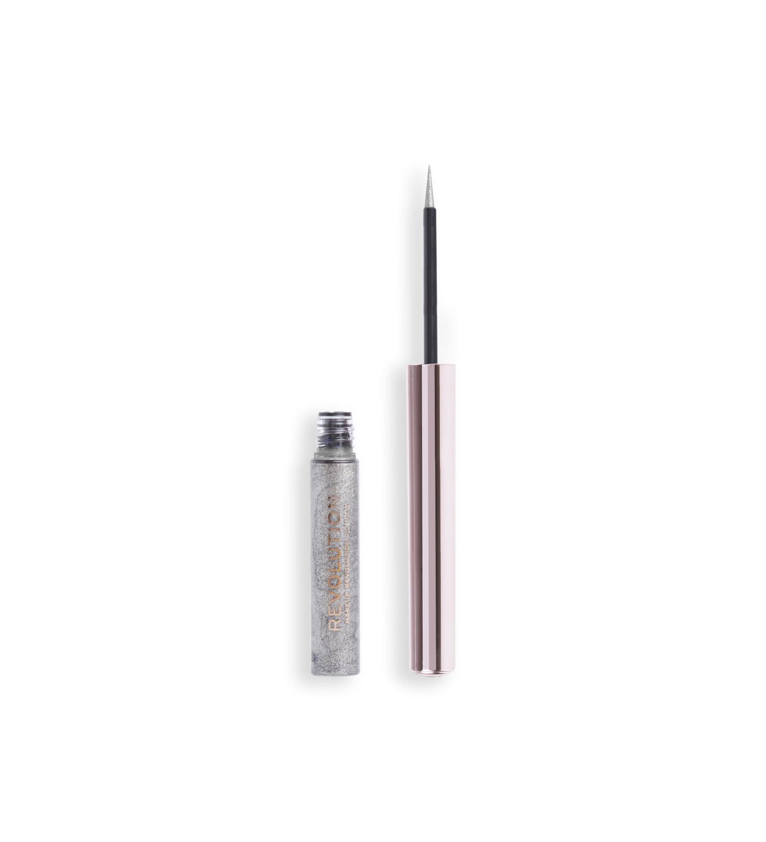 Revolution Festive Allure Chromatic Liner Liquid Eyeliner Silver Flash - Buy Online on GoSupps.com