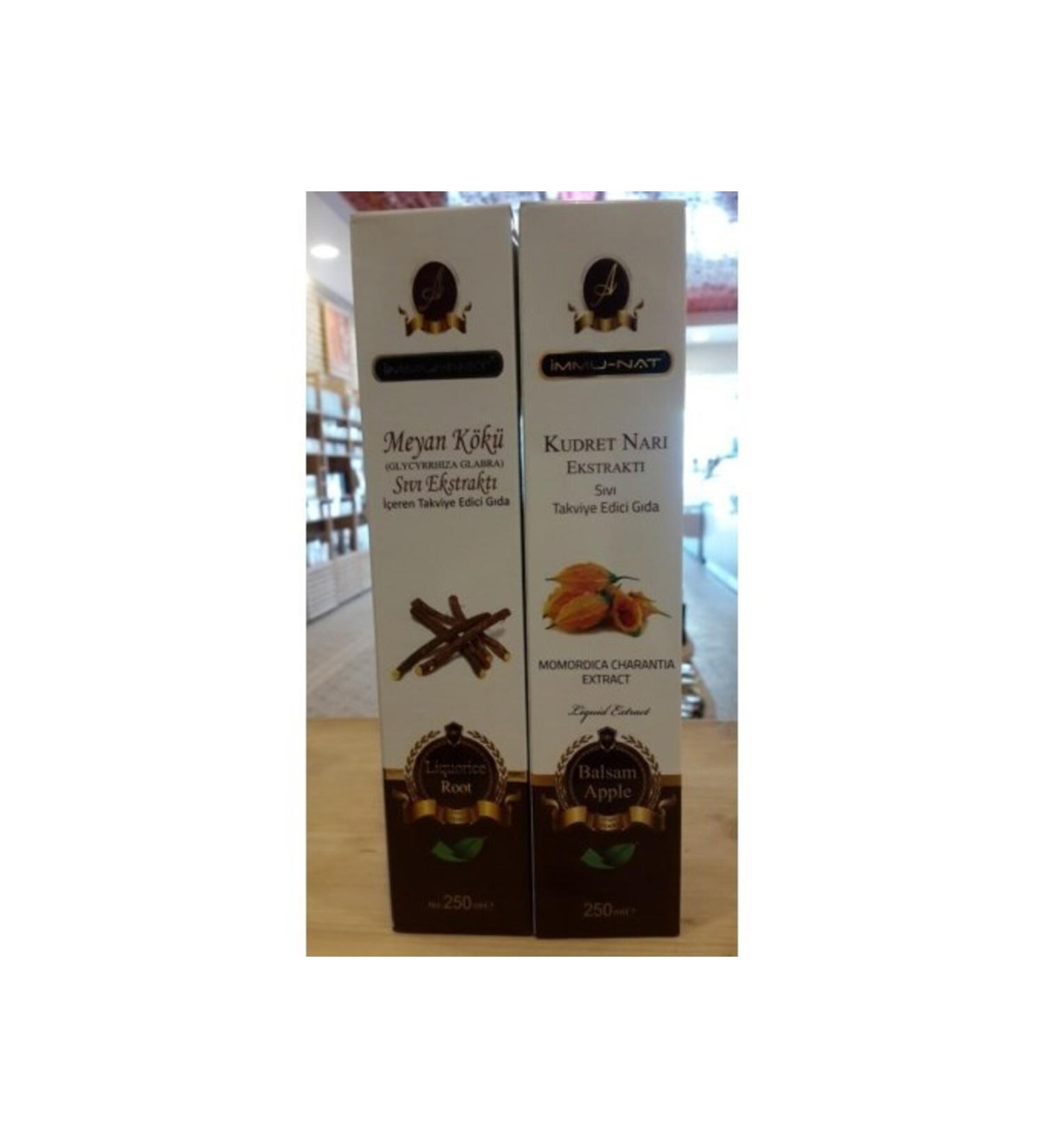 Immu-Nat Immunat Licorice Root and Bitter Melon Liquid Extract 250 + 250 ml