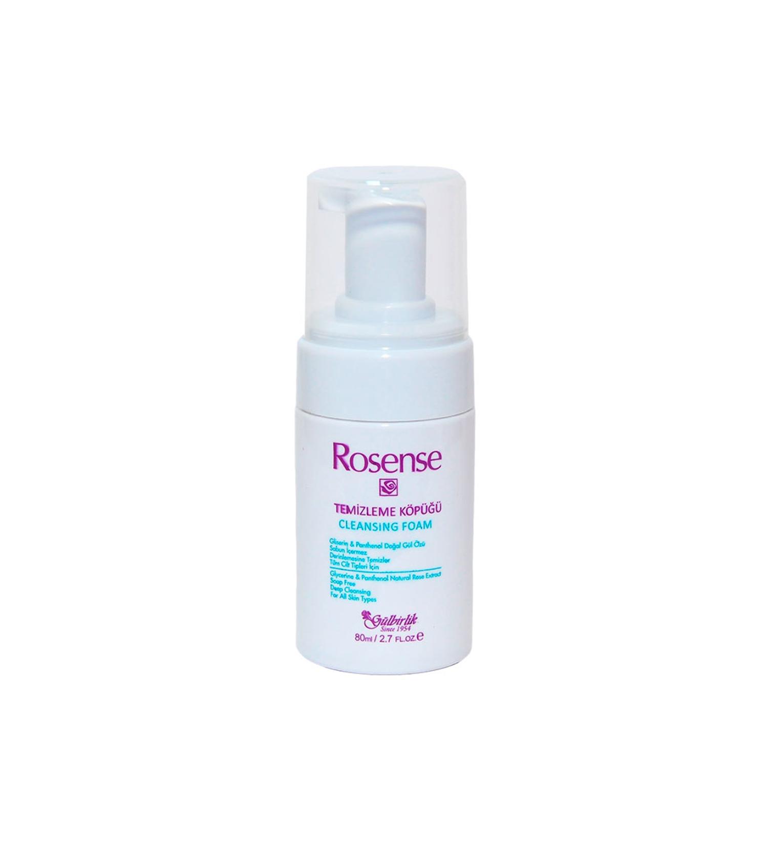 Rosense Facial Cleansing Foam Panthenol Rose Oil Glycerin 80 ML (Soap Free) - Buy Online on GoSupps.com
