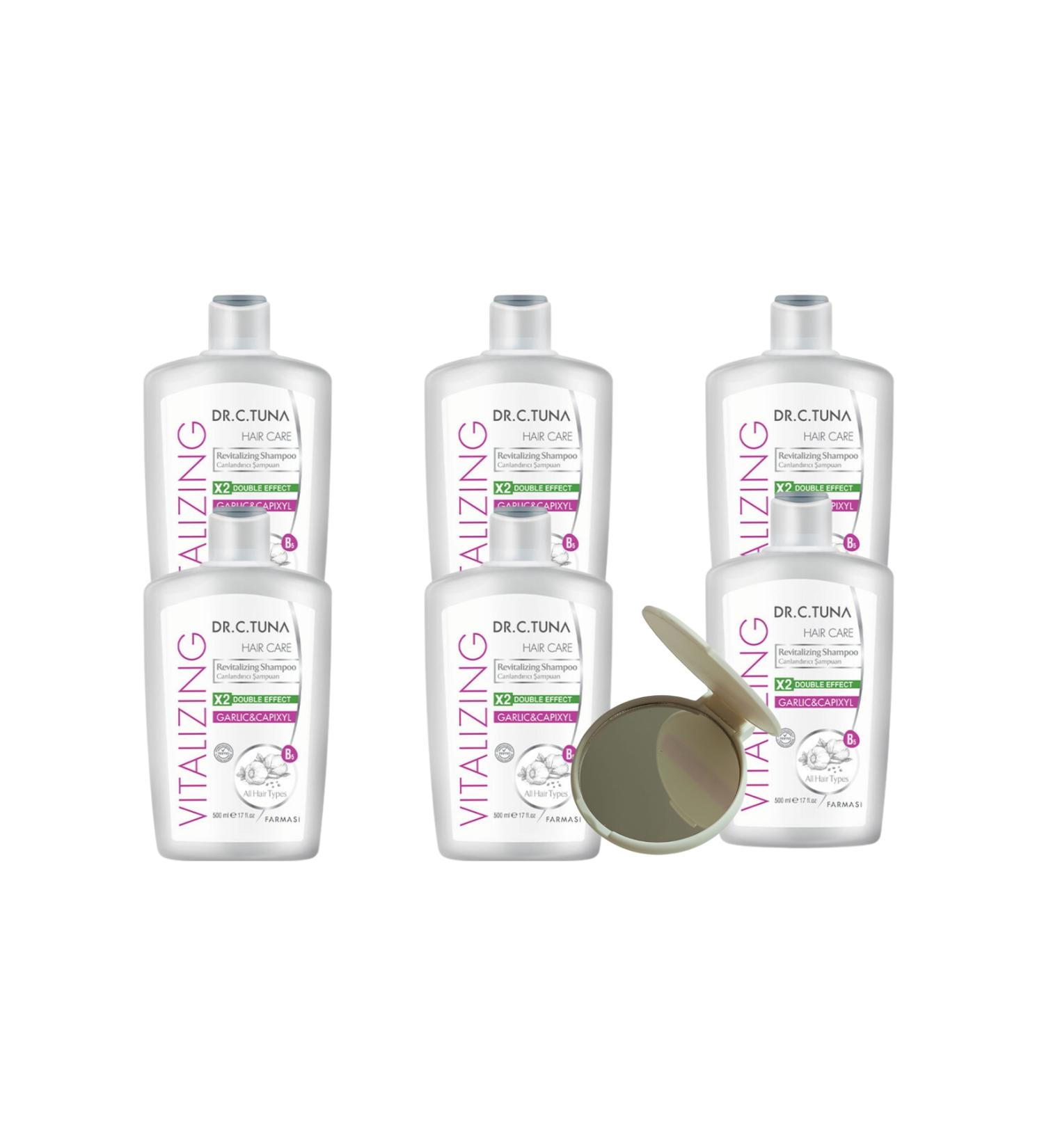 Farmasi Dr. C.tuna Vitalizing Garlic & Cap xyl Shampoo for Hair Falling Out 6 X Pieces - Buy Online on GoSupps.com